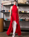 Dress WITNEY2 | Red | Maison Marie Saint Pierre