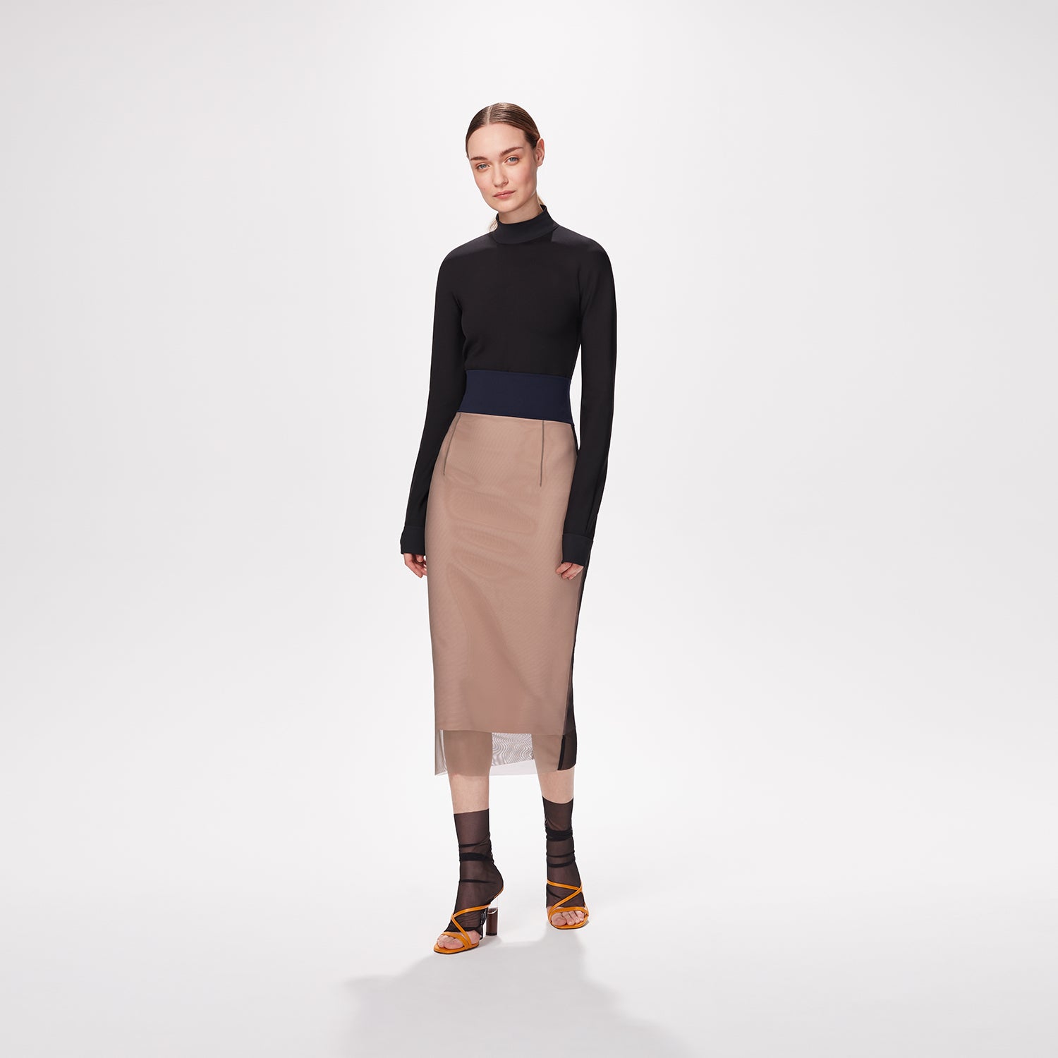 Skirt FECILIA | Blossom/Smoke/Black | Maison Marie Saint Pierre