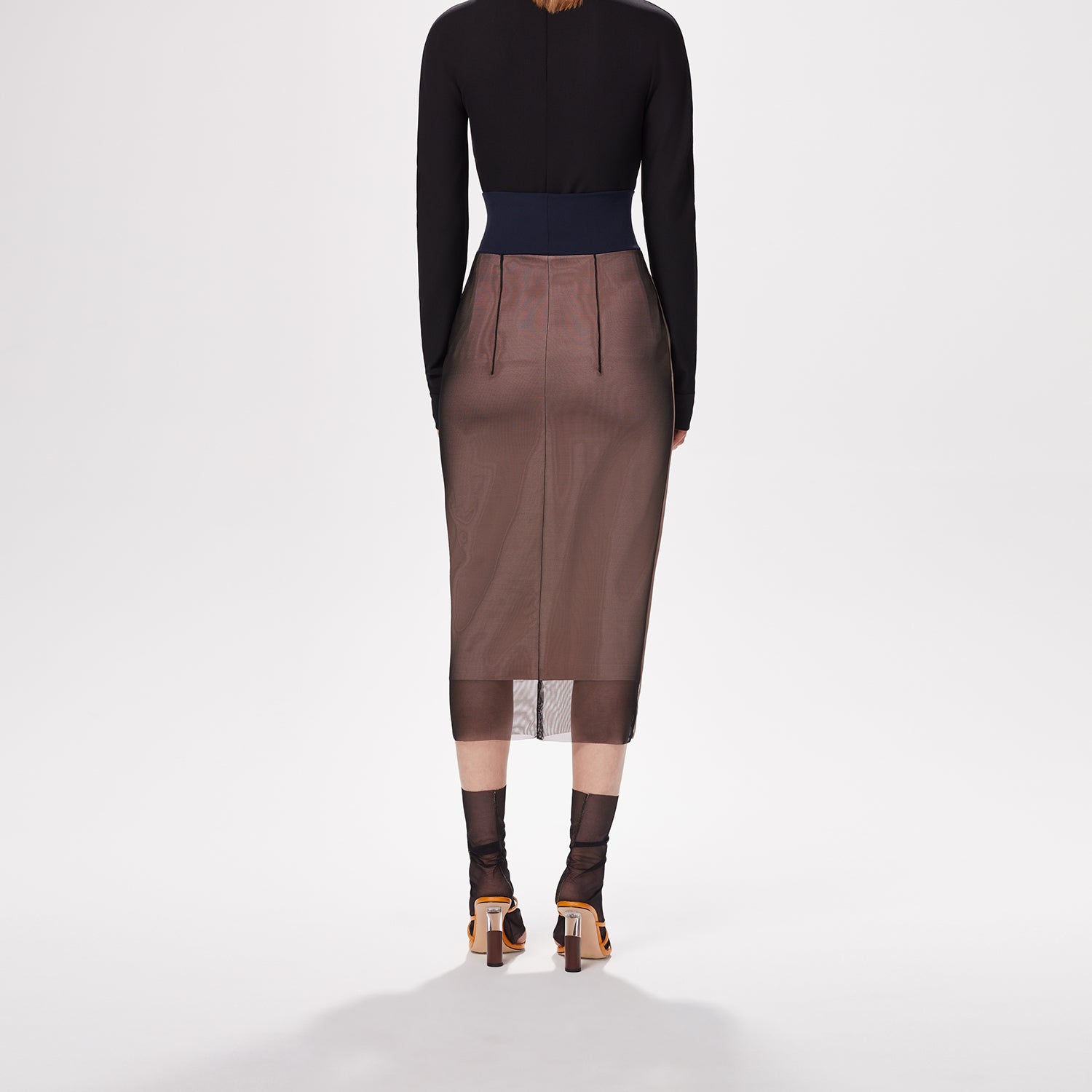 Skirt FECILIA | Blossom/Smoke/Black | Maison Marie Saint Pierre