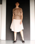 Skirt SERCANTOUR | White | Maison Marie Saint Pierre