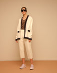 Jacket YINA2 | White | Maison Marie Saint Pierre