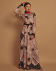 Dress TINDQUIST | Abstract Print/Ruby | Maison Marie Saint Pierre