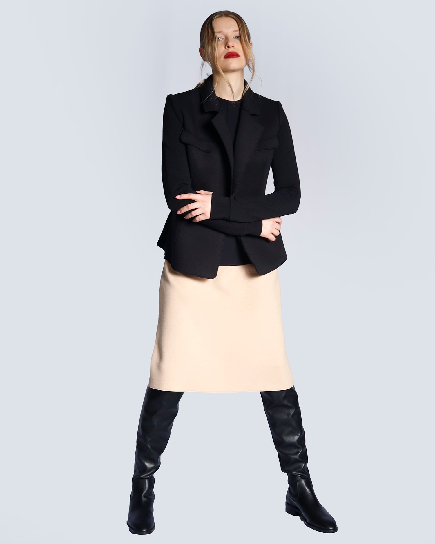 Maison Marie Saint Pierre | Skirt | HUNTLEY | Tinta | Jacket | HIPOLITE | Black