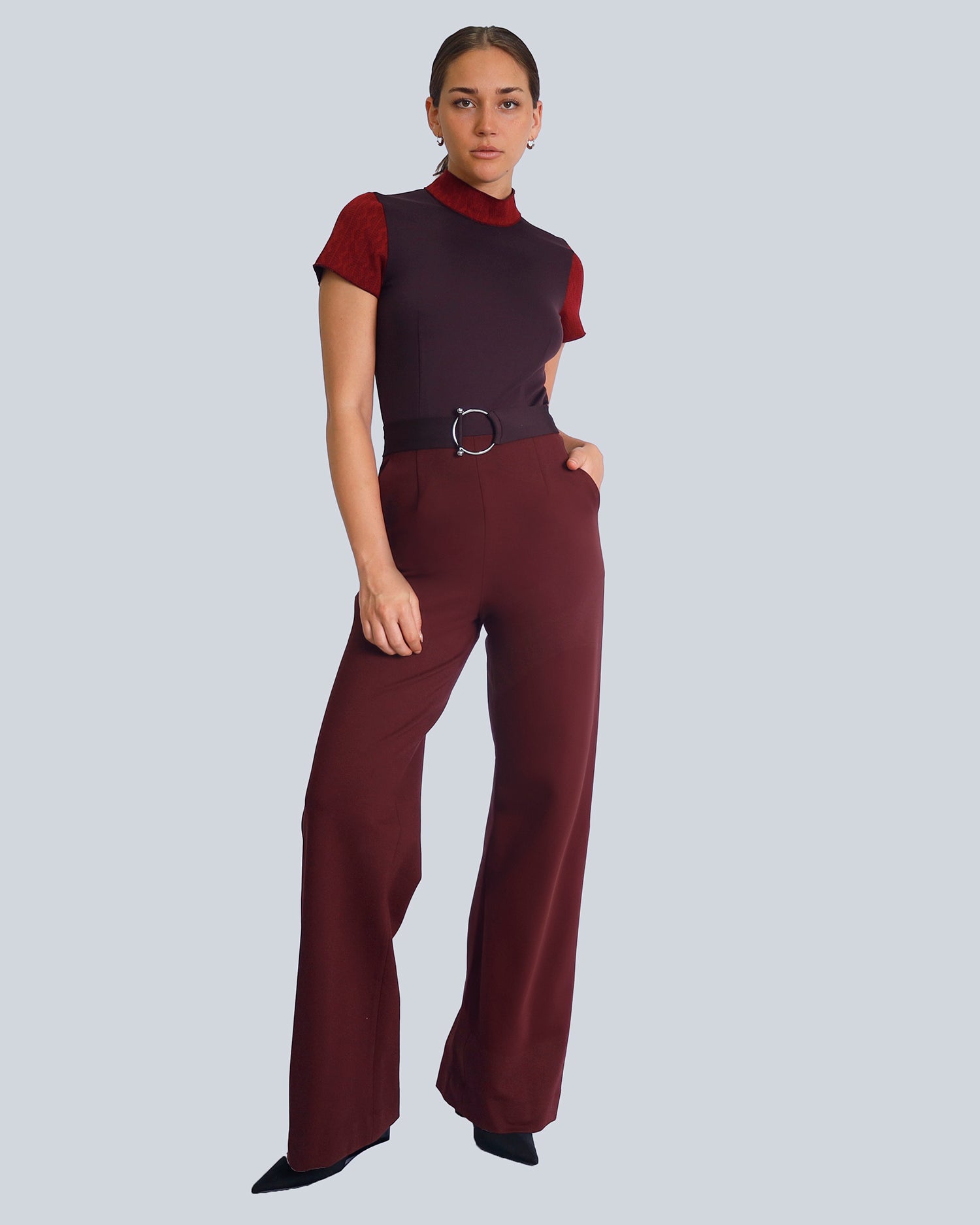 Maison Marie Saint Pierre | Jumpsuit | HEFZIBA | Garnet