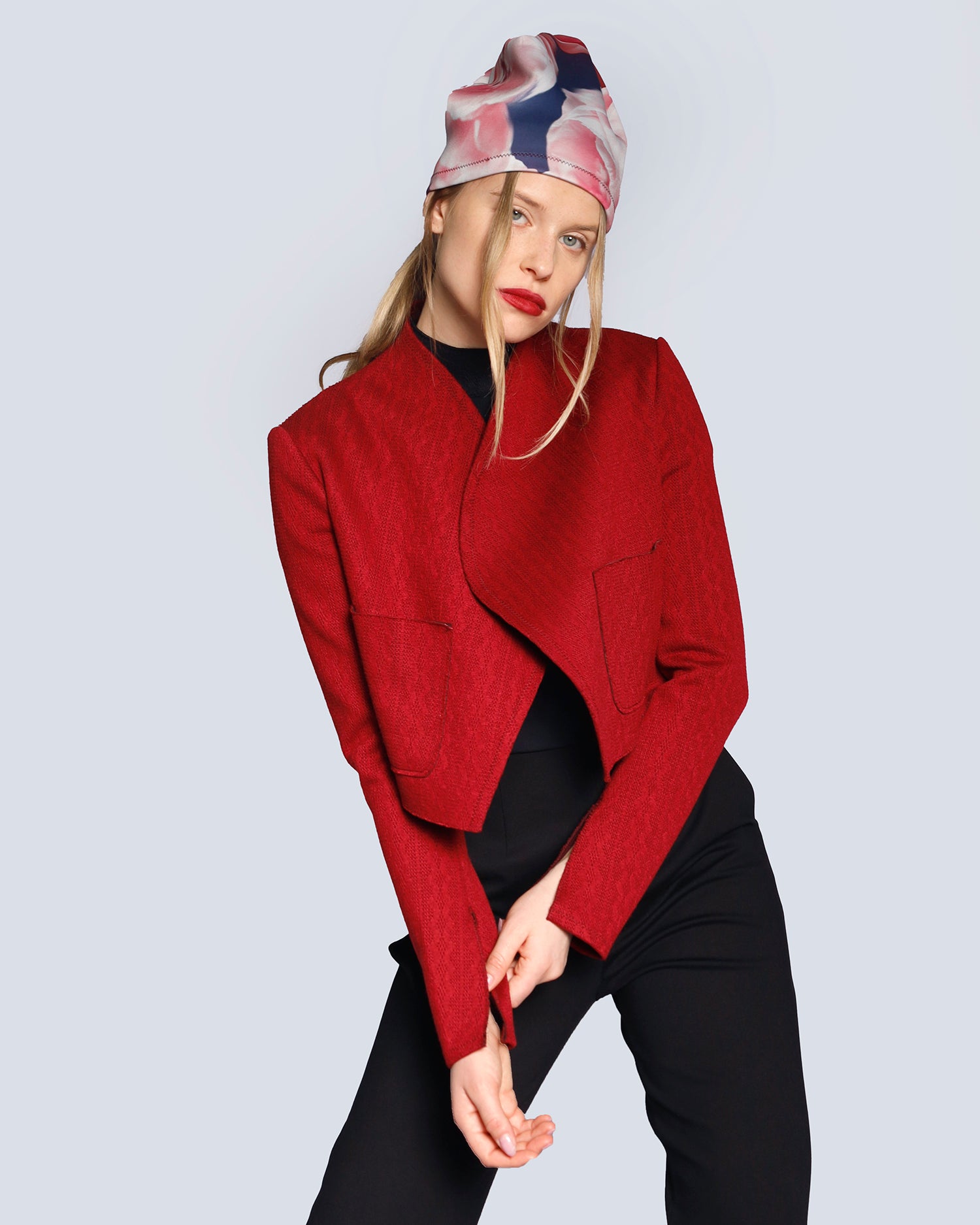 Maison Marie Saint Pierre | Jacket | HATTIE | Garnet