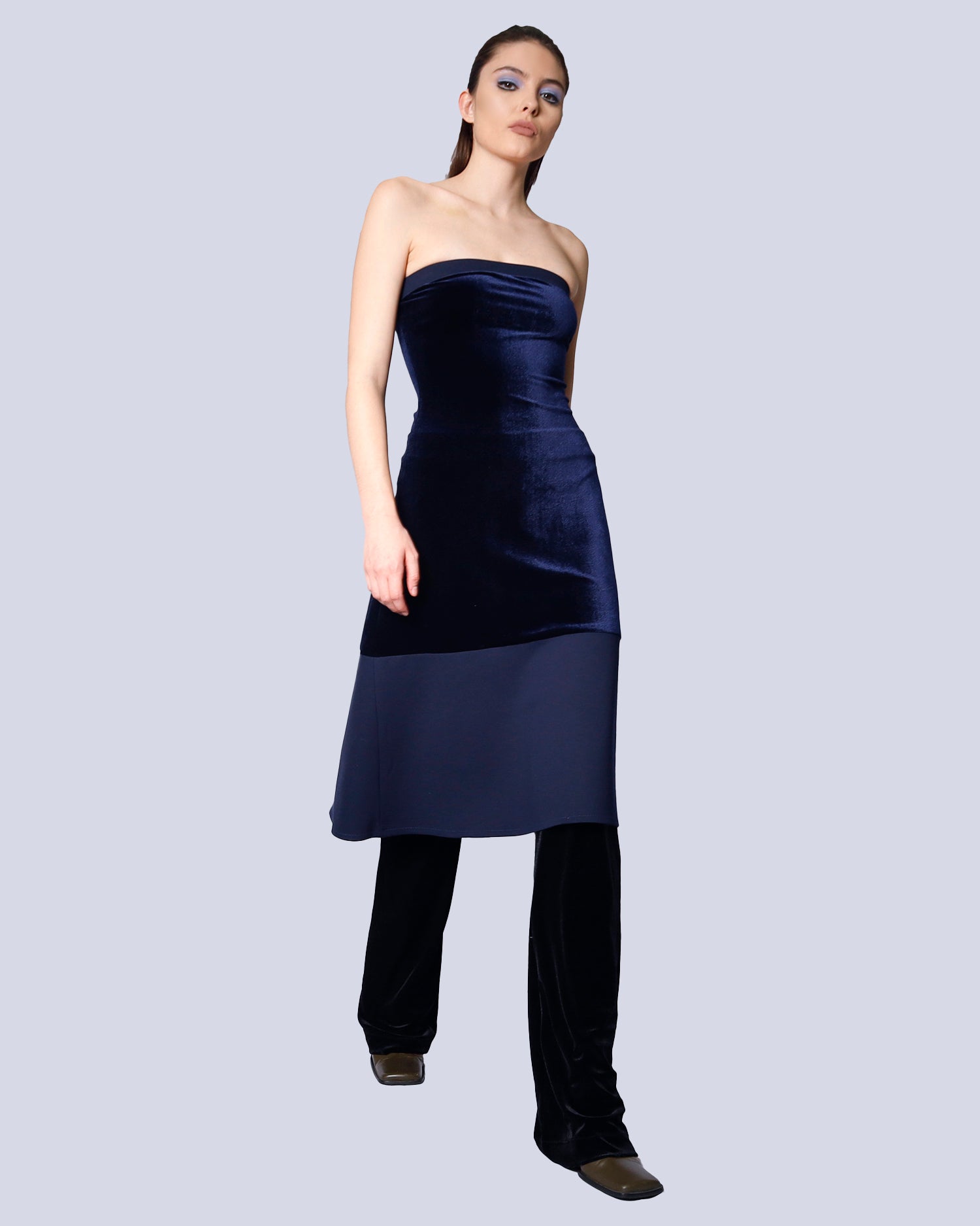 Maison Marie Saint Pierre | Dress | MALOURAME | Deep Blue