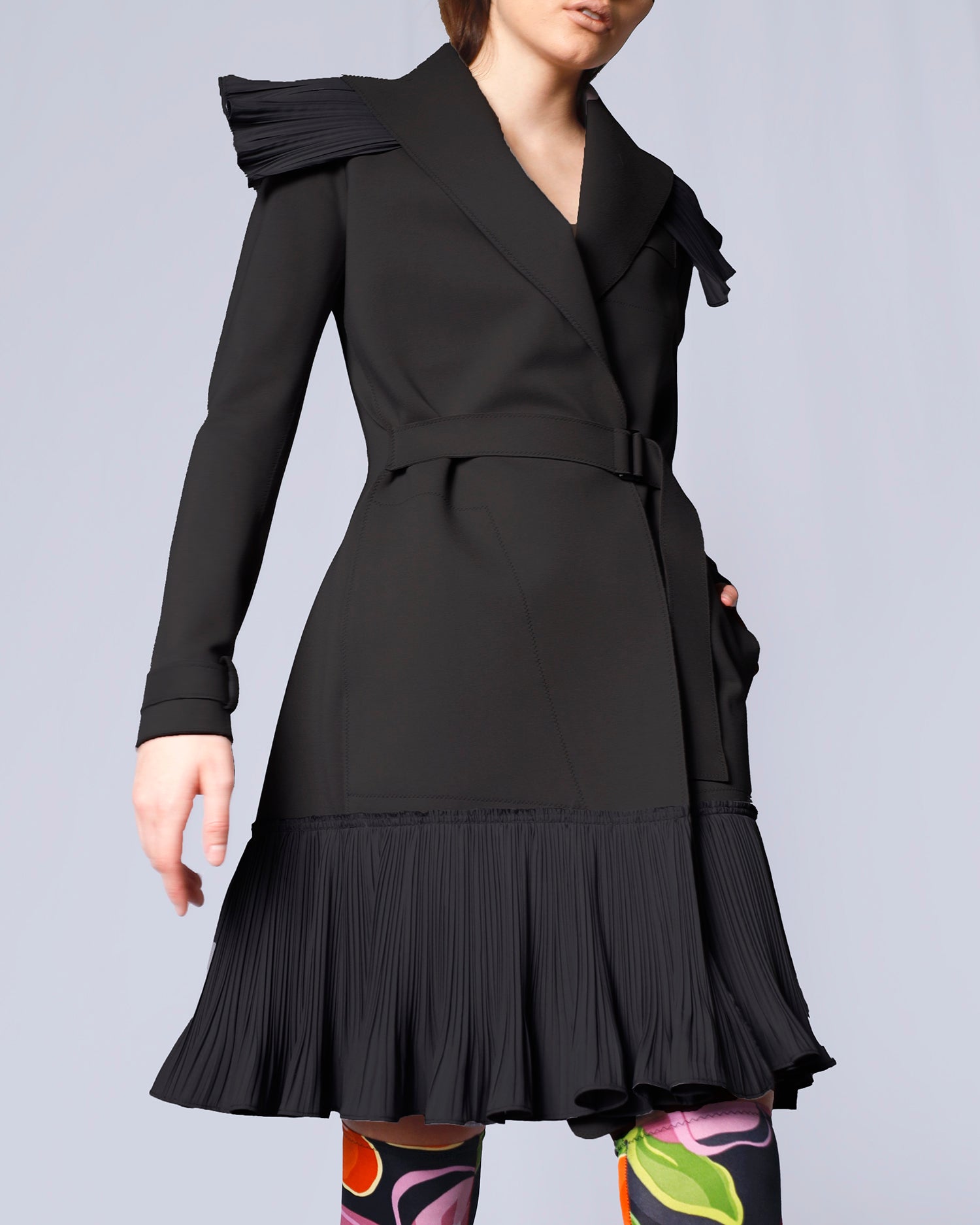 Maison Marie Saint Pierre | Coat | MAVEYE | Black