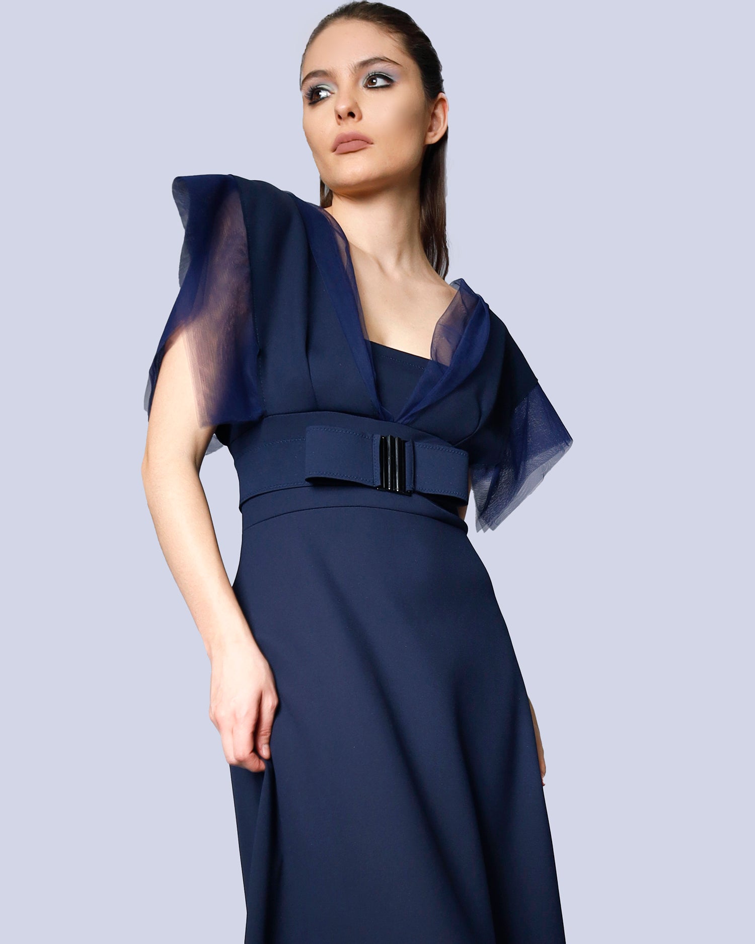 Maison Marie Saint Pierre | Dress | MANELLE ¡ Deep Blue
