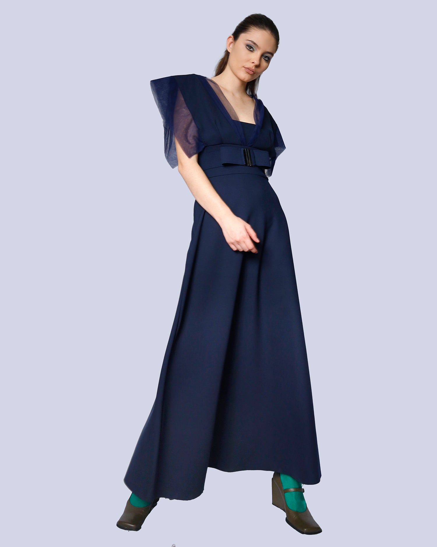 Maison Marie Saint Pierre | Dress | MANELLE | Deep Blue