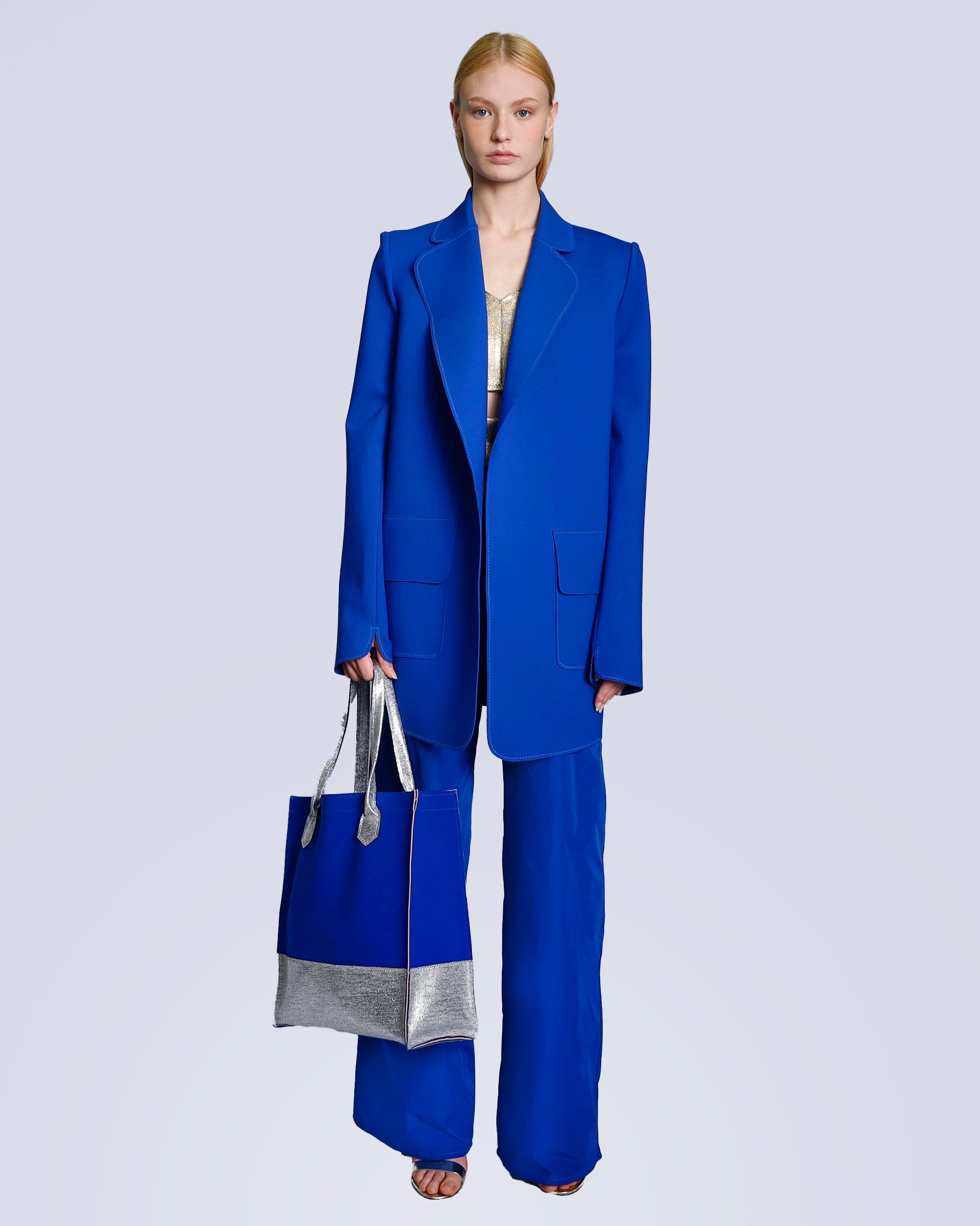 Maison Marie Saint Pierre | Top | JARED | Gold | Pants | JACK | Royal Blue | Gold | Jacket | JAZIEL | Royal Blue