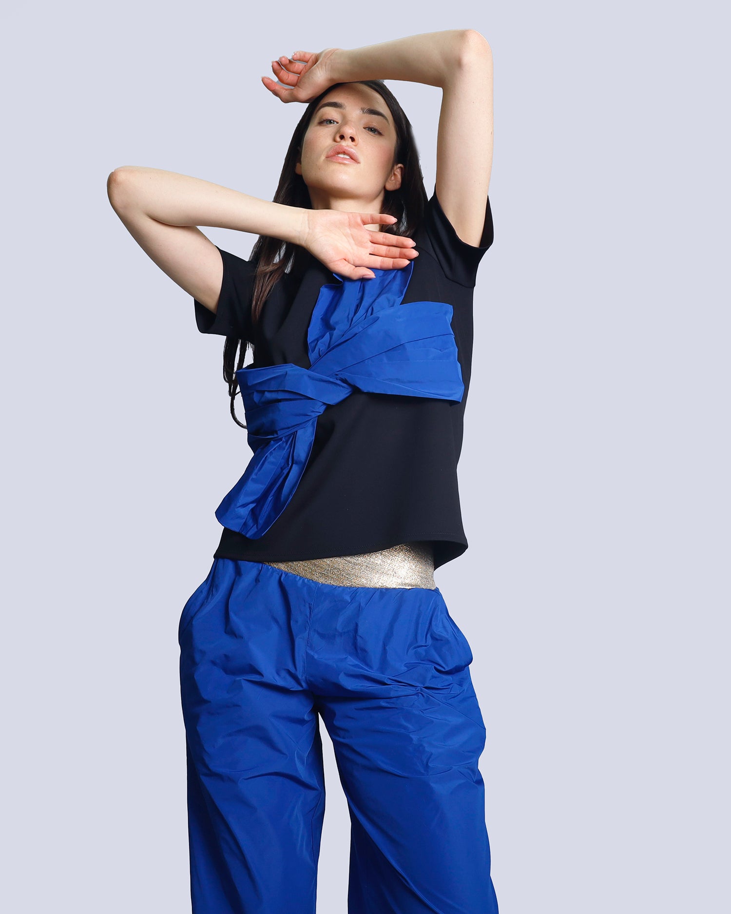 Maison Marie Saint Pierre | Pants | JACK | Royal Blue | Top | JULIETTE | Black | Royal Blue