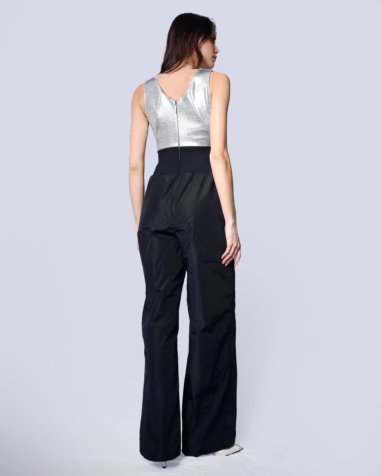 Maison Marie Saint Pierre | Jumpsuit | JOSUE | Silver | Black