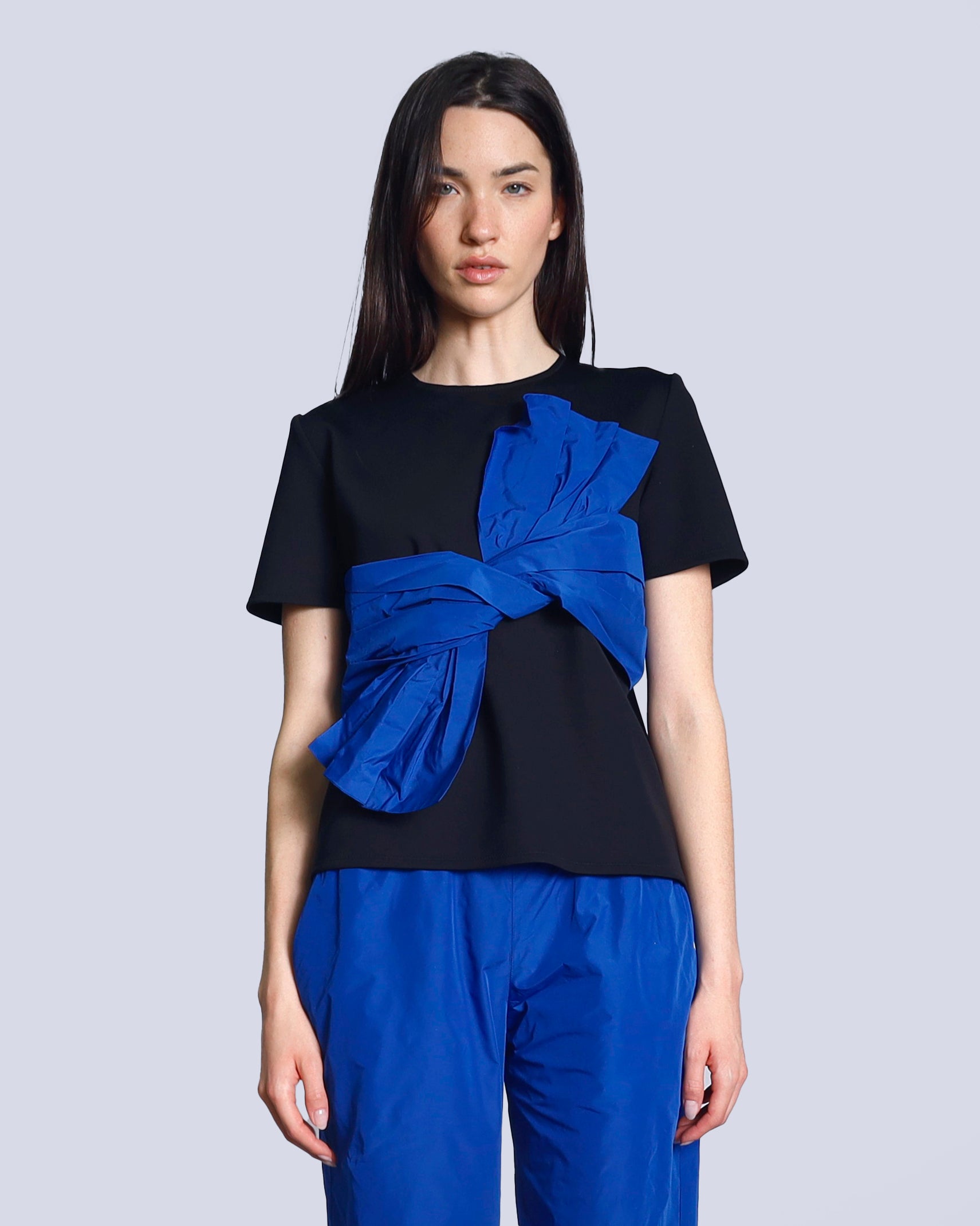 Maison Marie Saint Pierre | Pants | JACK | Royal Blue | Top | JULIETTE | Black | Royal Blue