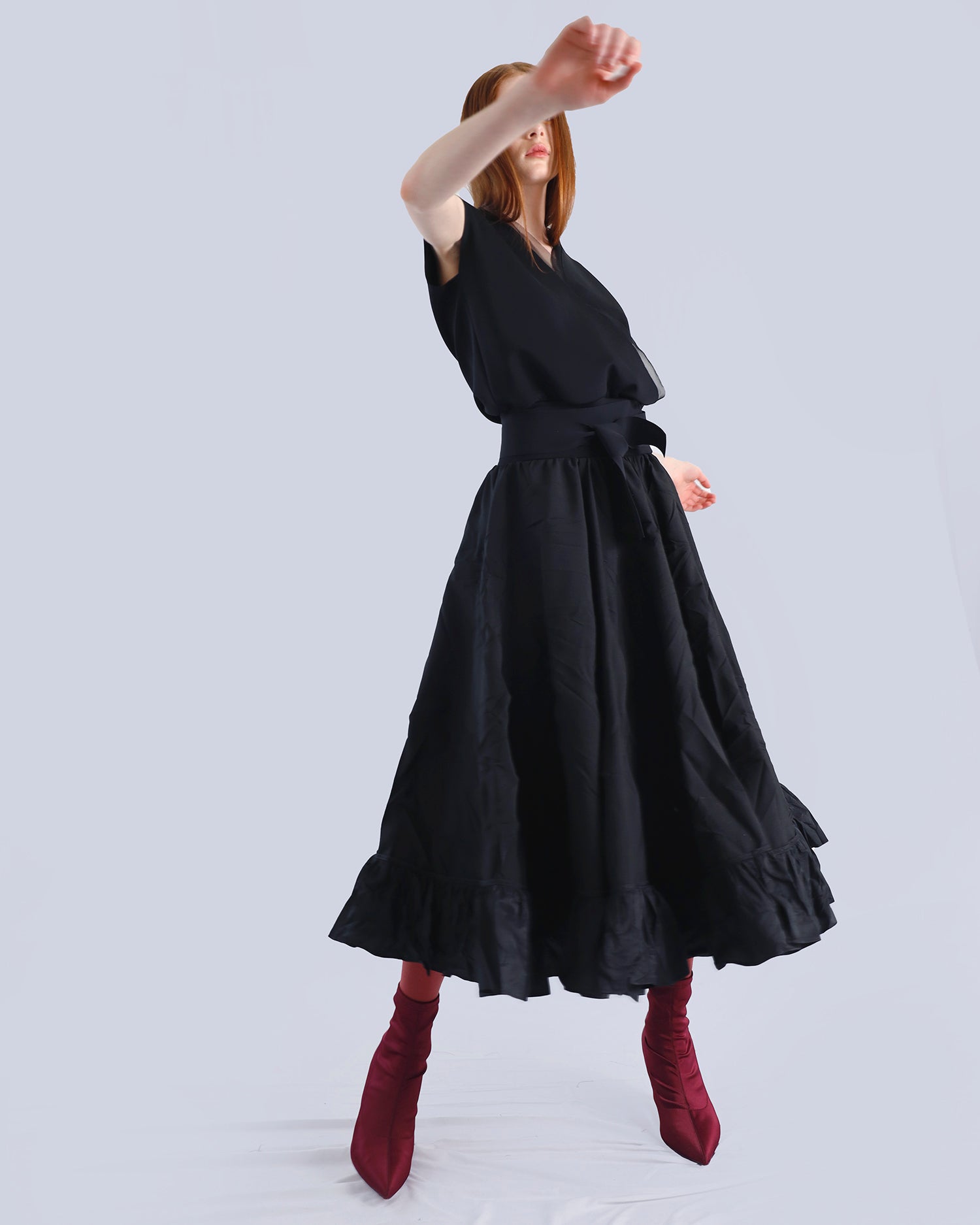 Maison Marie Saint Pierre | Top | OLITHA | Black | Skirt | ODELIS | Black