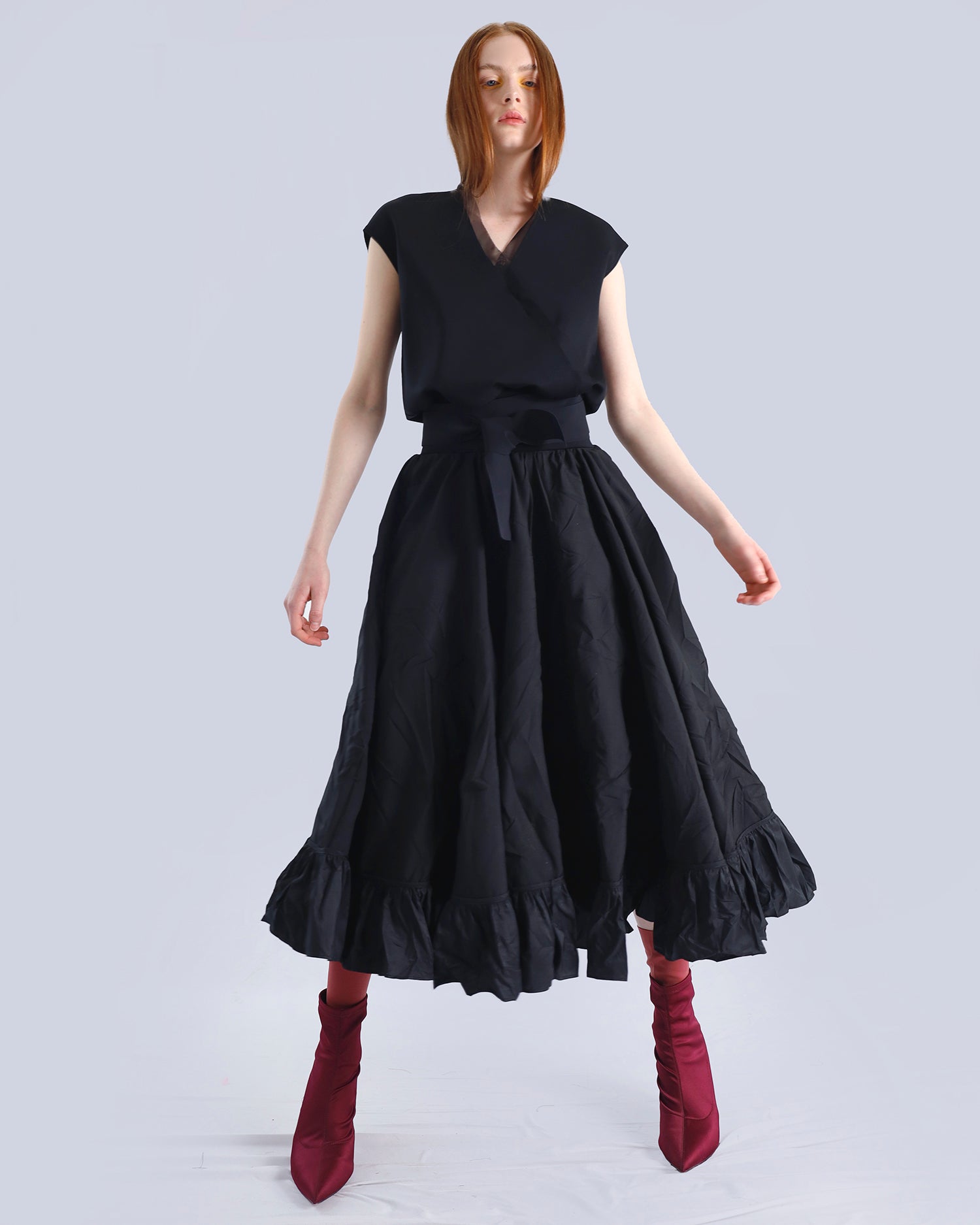 Maison Marie Saint Pierre | Top | OLITHA | Black | Skirt | ODELIS | Black