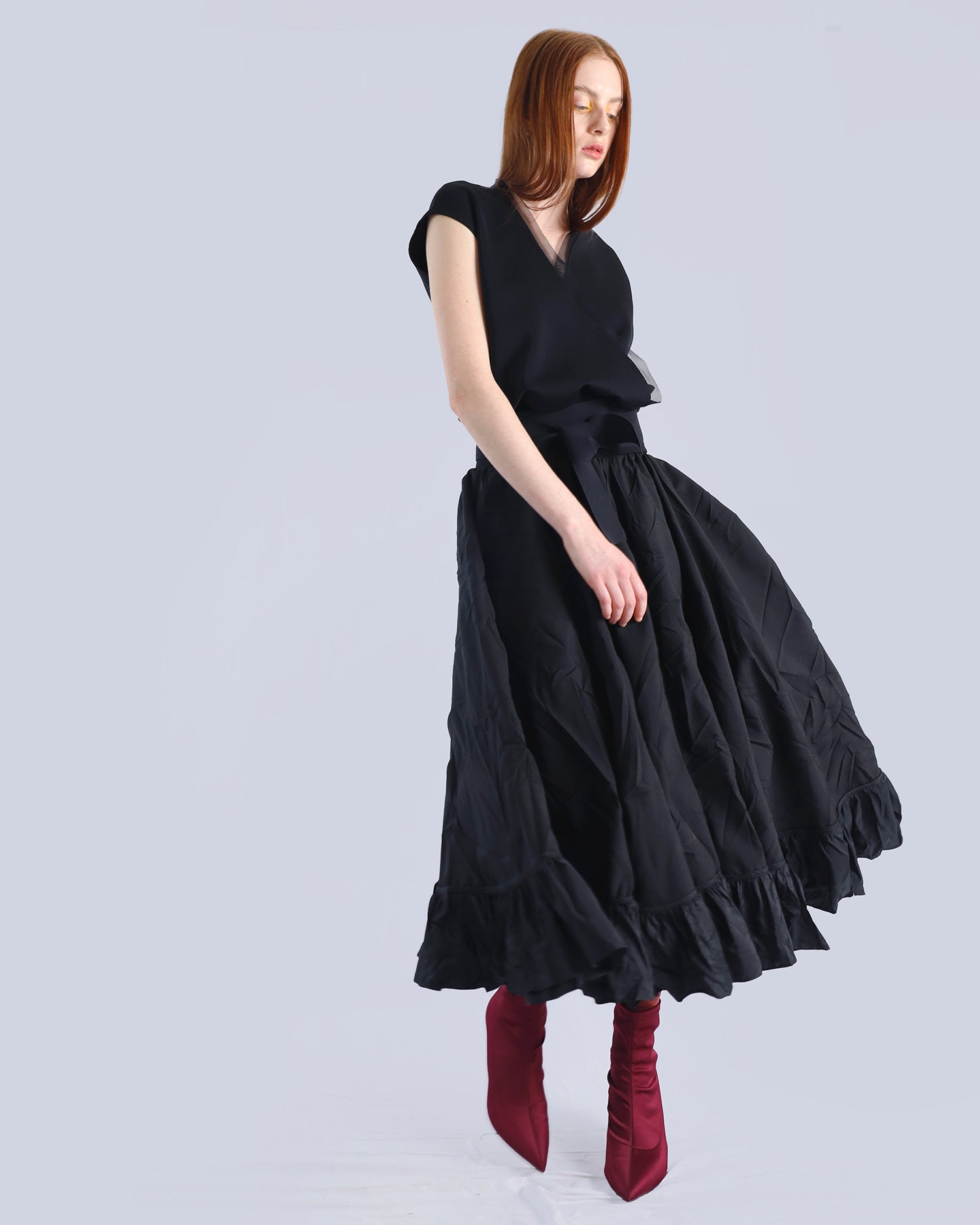 Maison Marie Saint Pierre | Top | OLITHA | Black | Skirt | ODELIS | Black