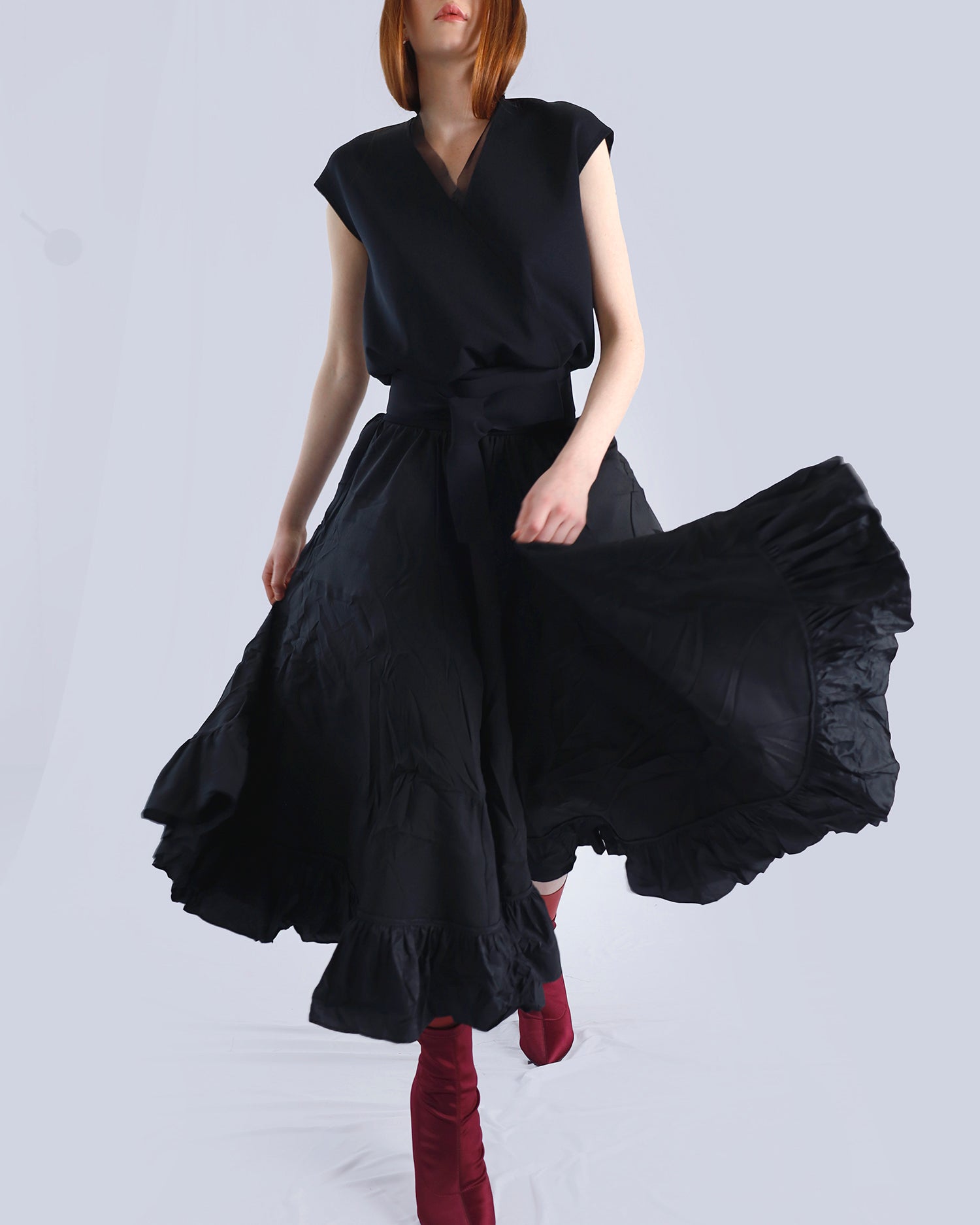 Maison Marie Saint Pierre | Top | OLITHA | Black | Skirt | ODELIS | Black