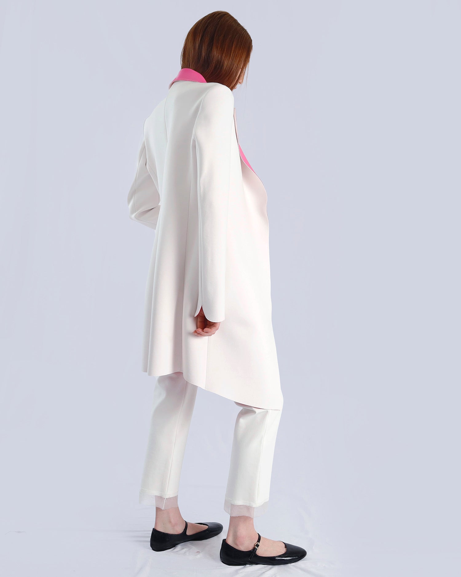 Maison Marie Saint Pierre | Coat | OCTO | White | Pink