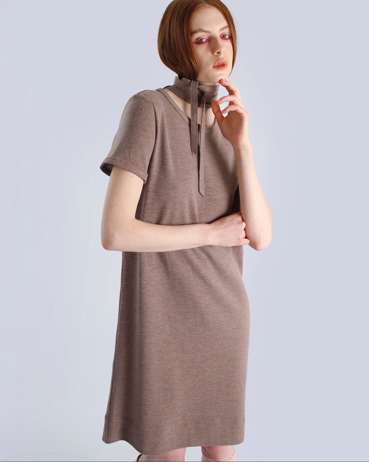 Maison Marie Saint Pierre | Dress | OKSANA | Taupe