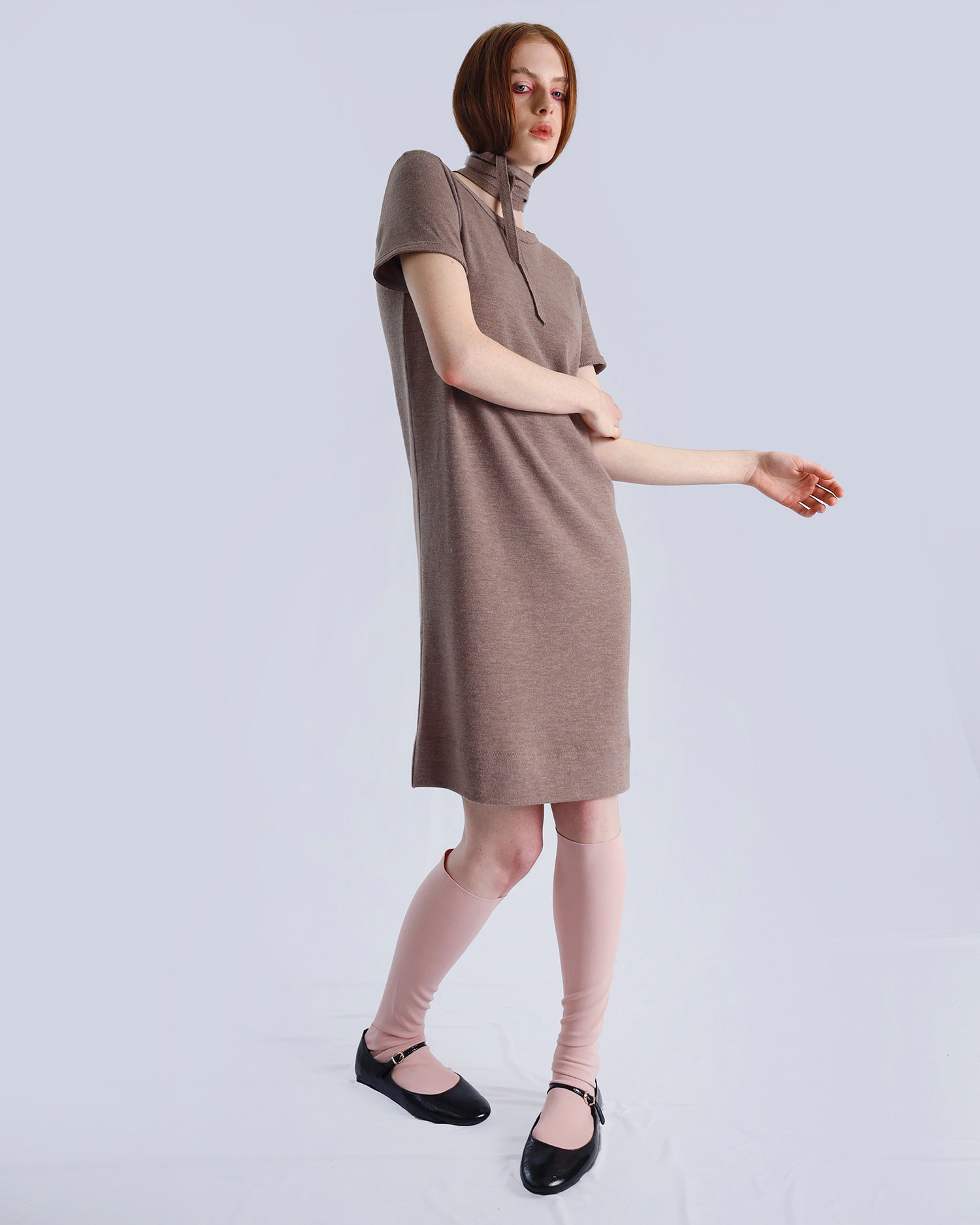 Maison Marie Saint Pierre | Dress | OKSANA | Taupe