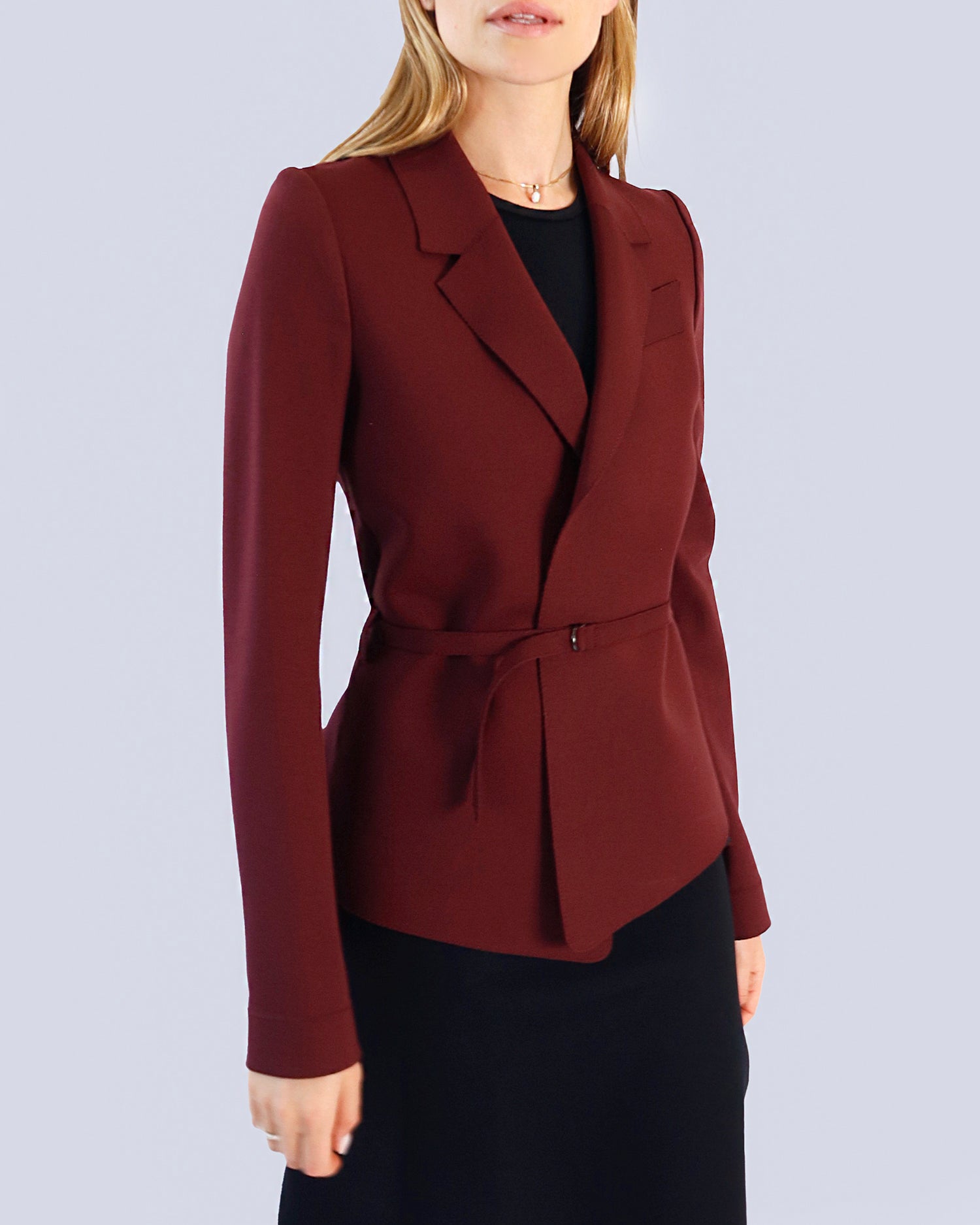 Maison Marie Saint Pierre | Jackets and Coats | ANNA | Garnet