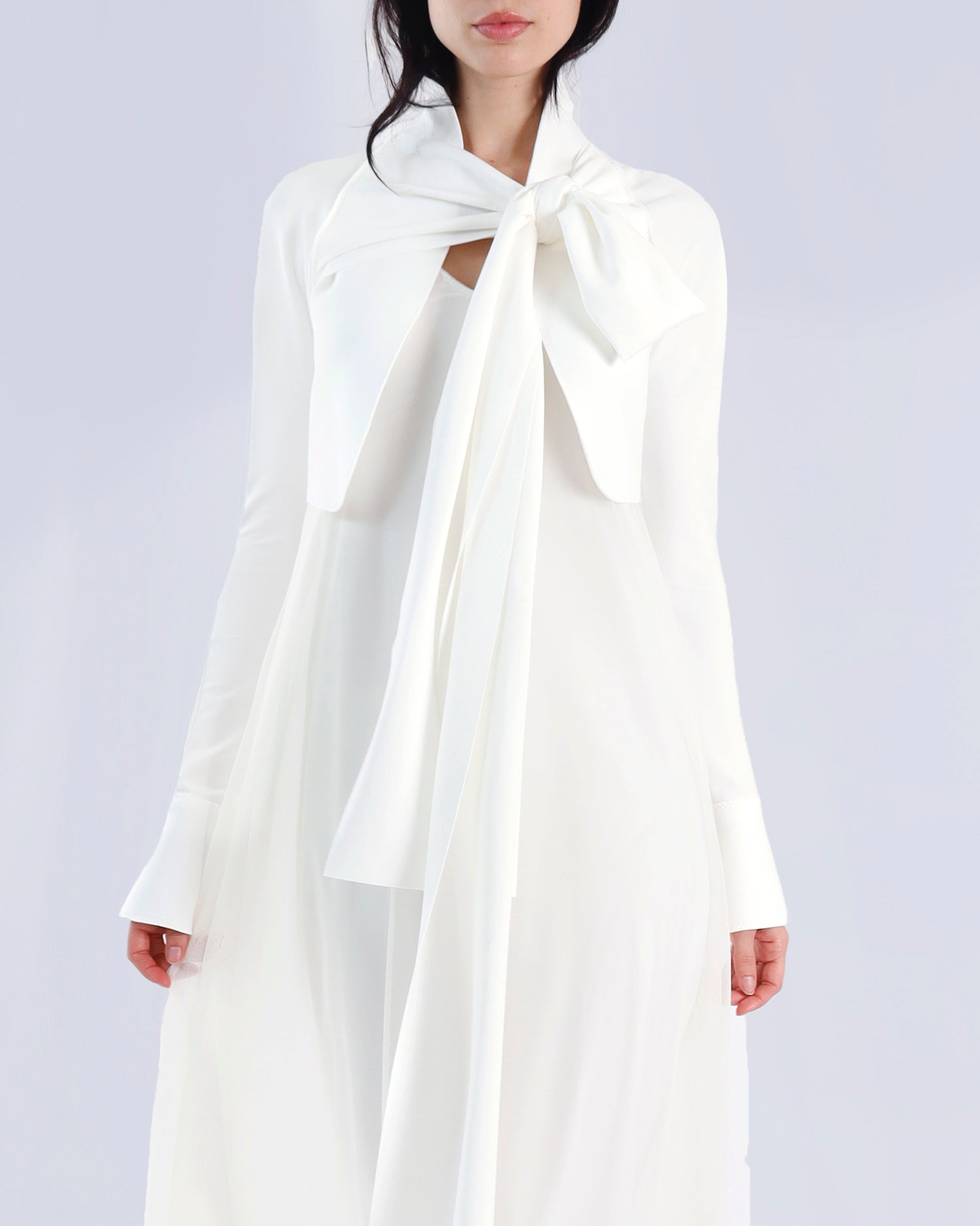 Maison Marie Saint Pierre | Dress | ROMANO | White | Jacket | LYLE | White