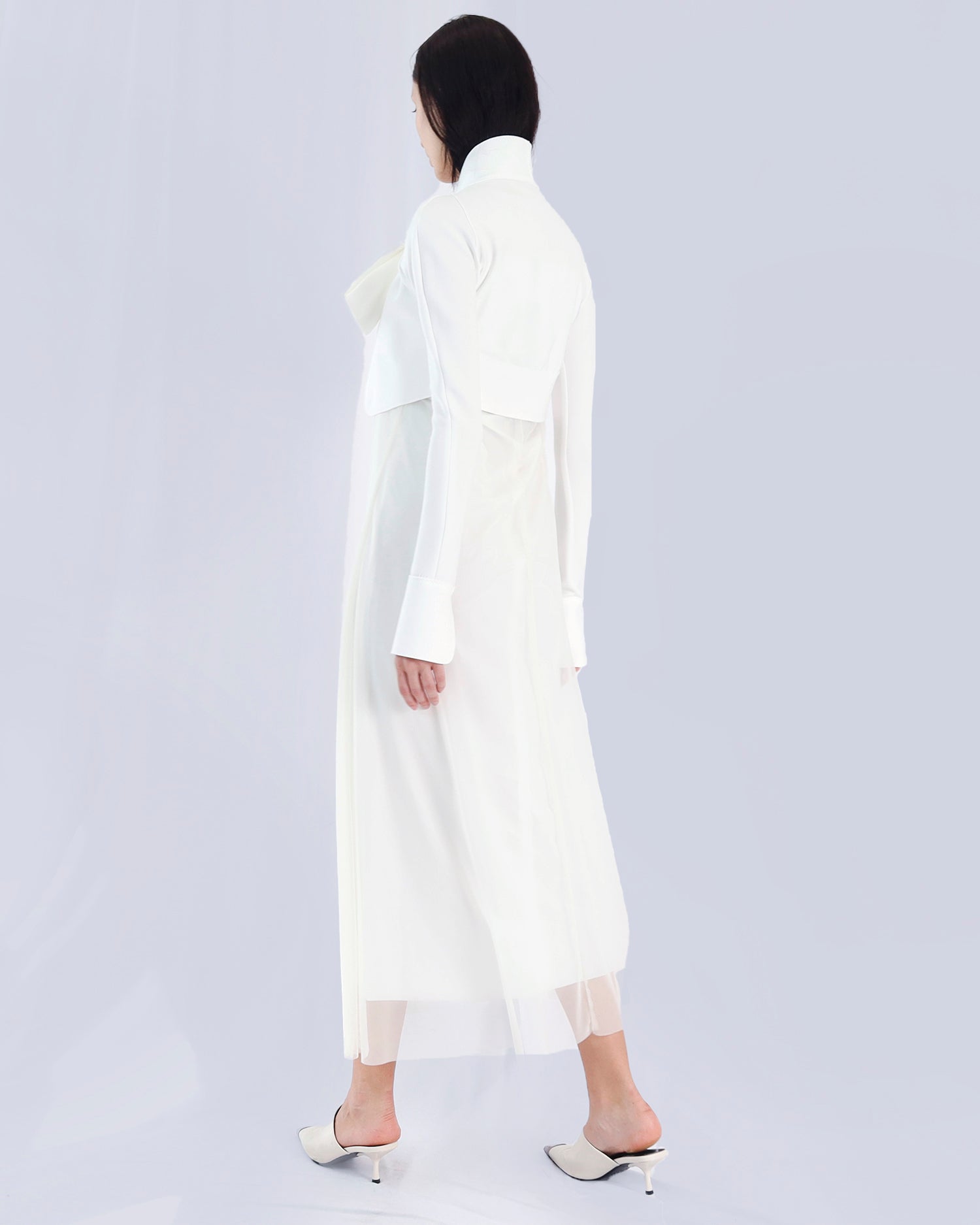 Maison Marie Saint Pierre | Dress | ROMANO | White | Jacket | LYLE | White