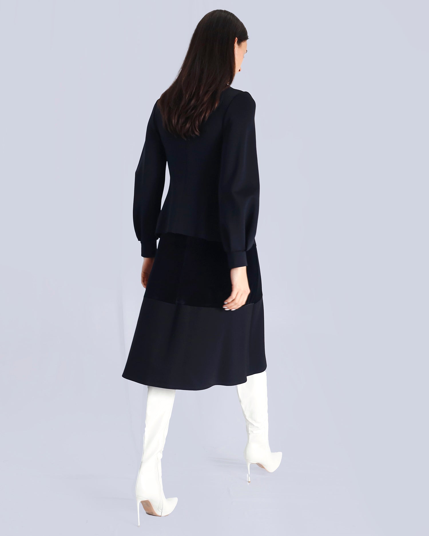 Maison Marie Saint Pierre | Jacket | MONARA3 | Black | Dress | MALOURAME | Midnight