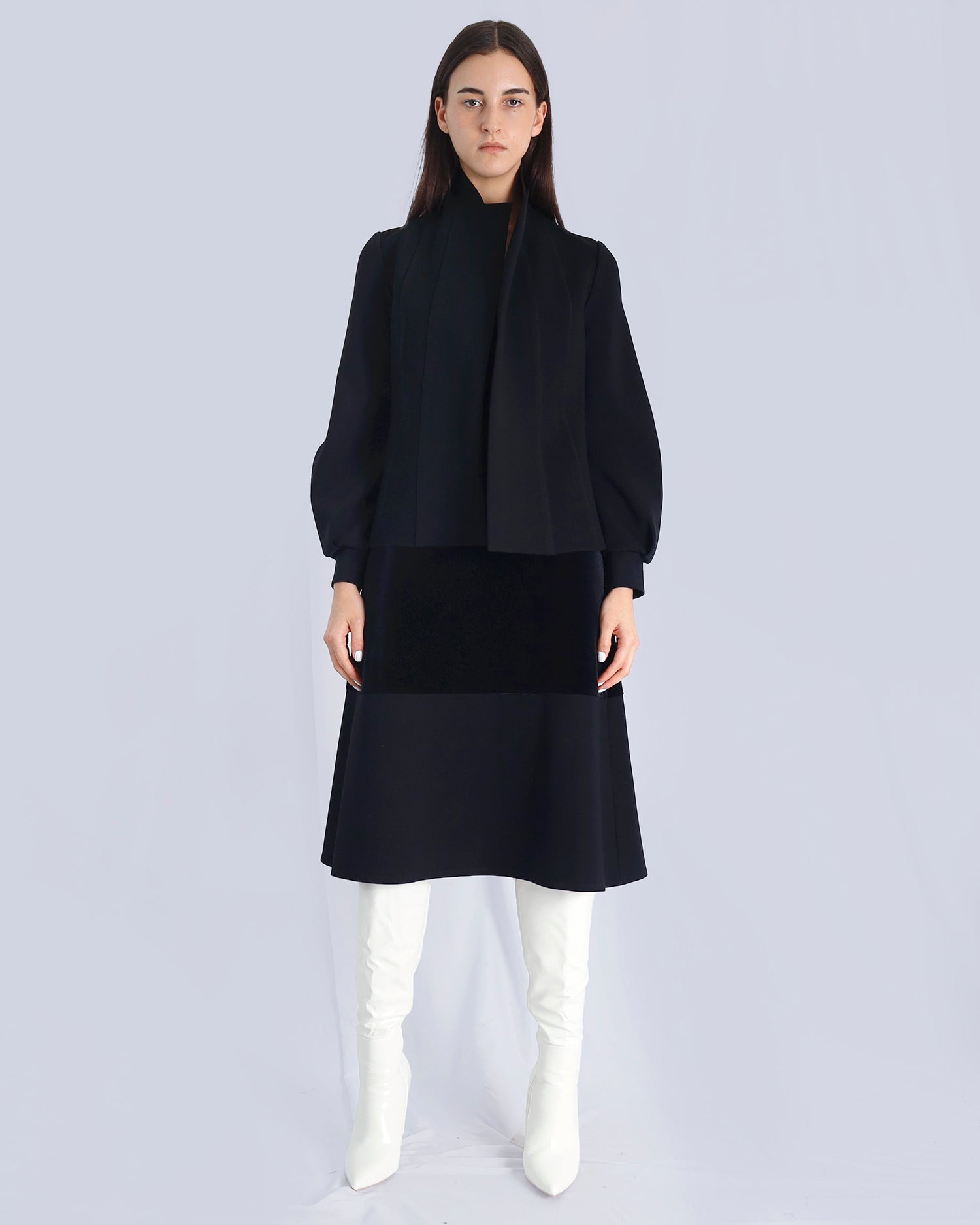 Maison Marie Saint Pierre | Jacket | MONARA3 | Black | Dress | MALOURAME | Midnight