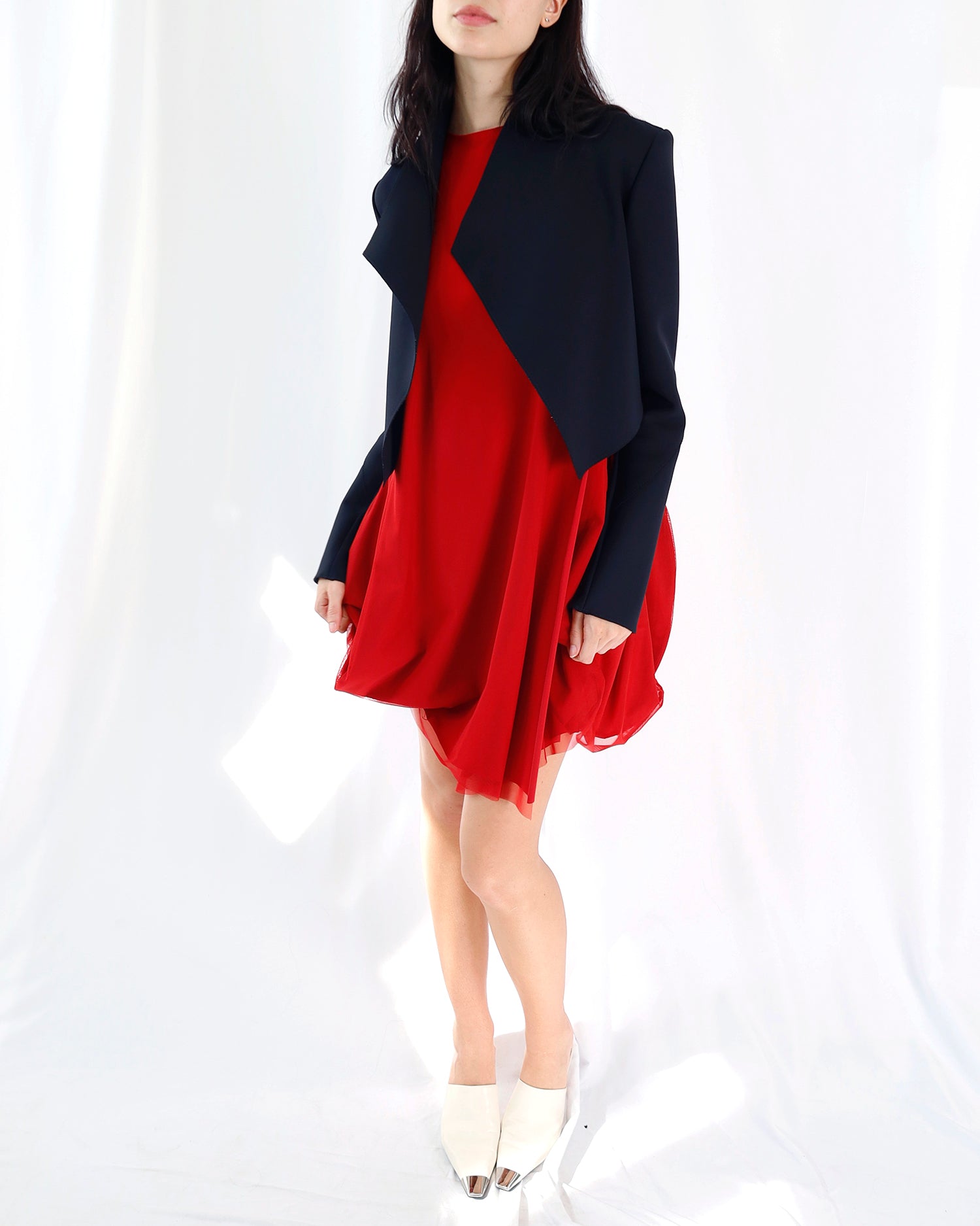 Maison Marie Saint Pierre | Dress | VAIR2 | Red | Jacket | DARROIS | Black