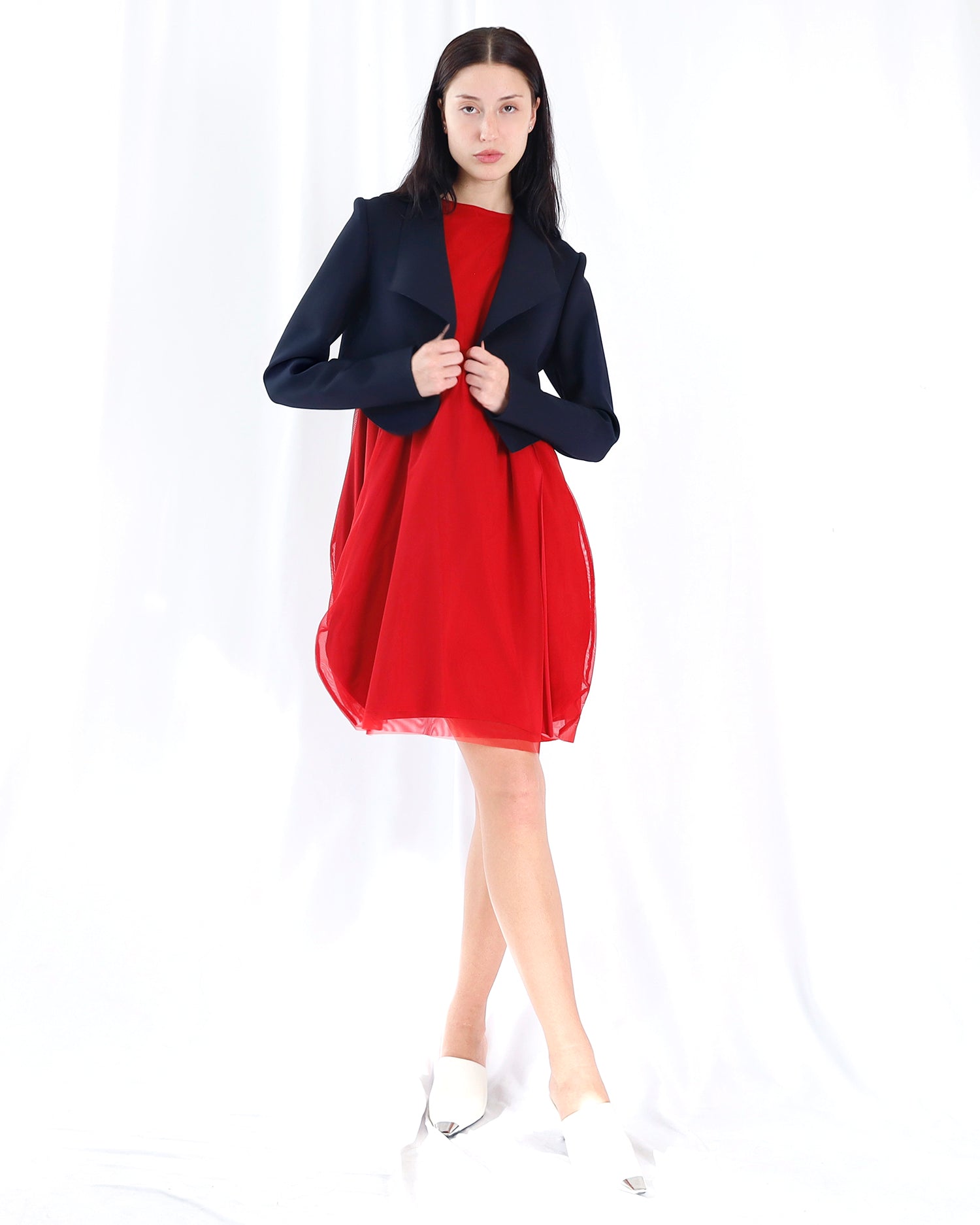 Maison Marie Saint Pierre | Dress | VAIR2 | Red | Jacket | DARROIS | Black