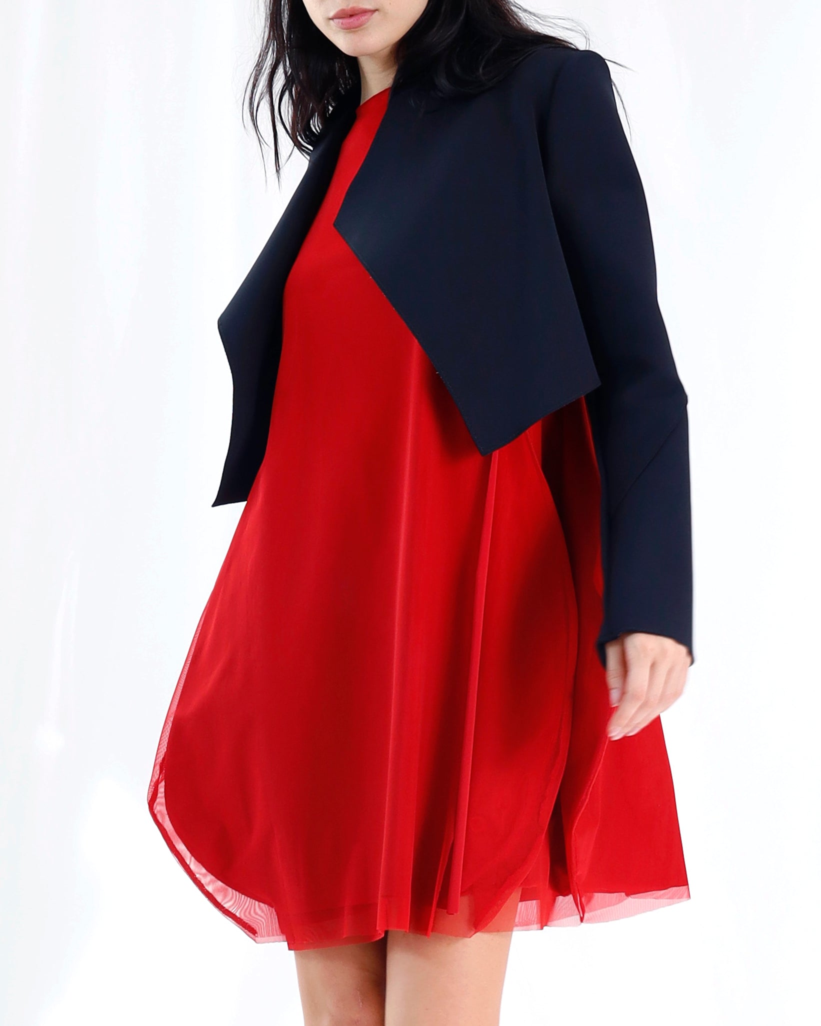 Maison Marie Saint Pierre | Dress | VAIR2 | Red | Jacket | DARROIS | Black
