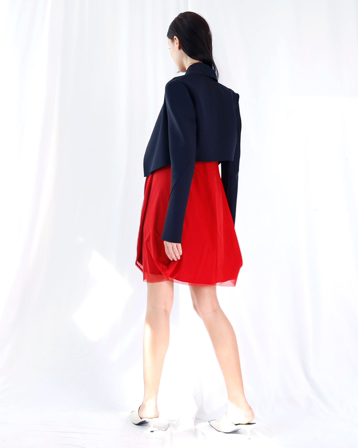 Maison Marie Saint Pierre | Dress | VAIR2 | Red | Jacket | DARROIS | Black