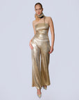 Maison Marie Saint Pierre | Pants | LUXURE | Gold | Top | LIVIA | Gold | Tinta | Necklace | LINDSAY | Multi