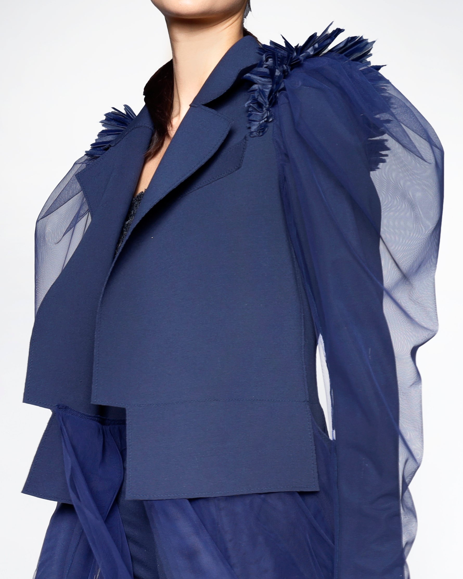 Maison Marie Saint Pierre | Coat | CAMILLE | Deep Blue 