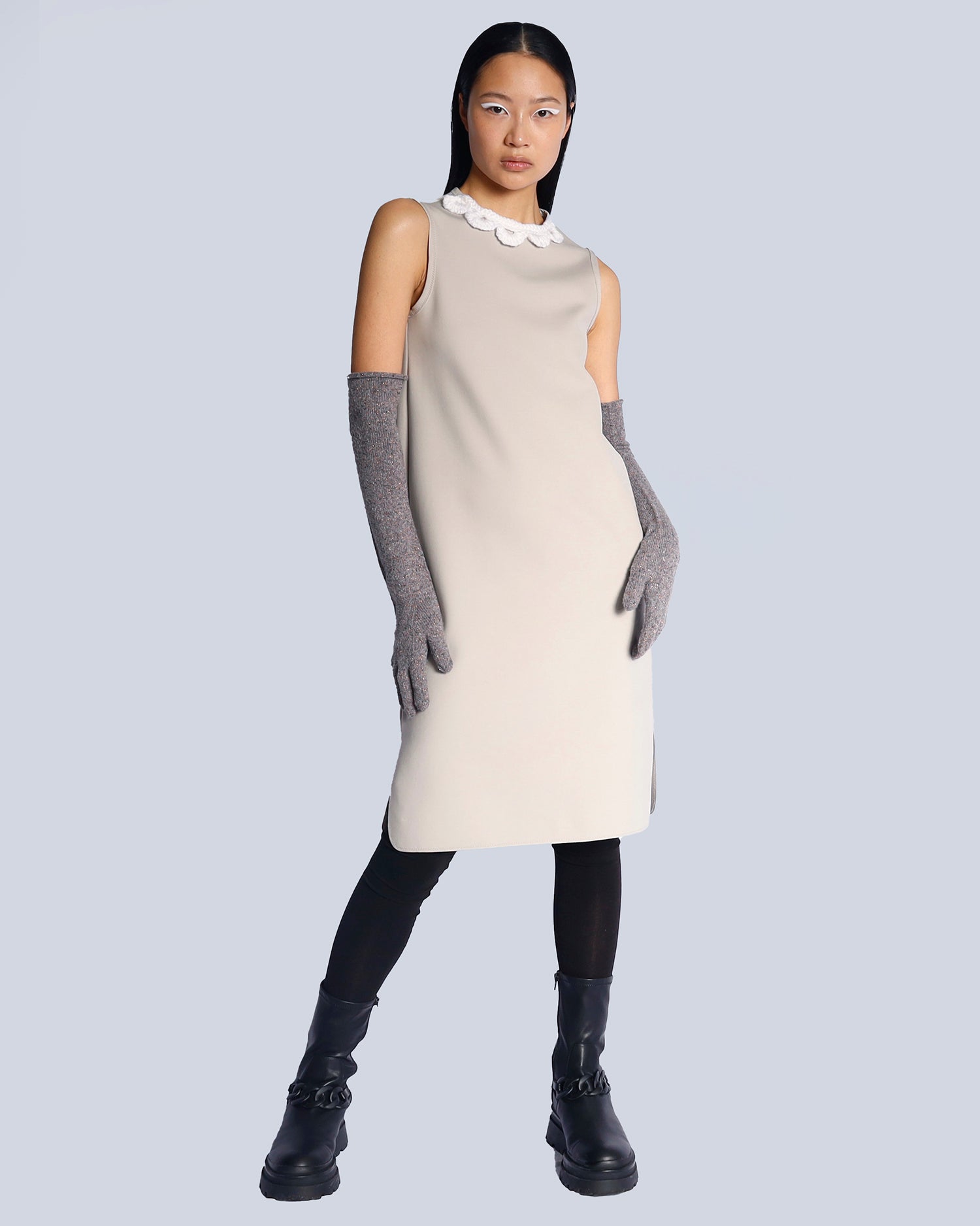 Maison Marie Saint Pierre  Dress | ISLA | Fog | White