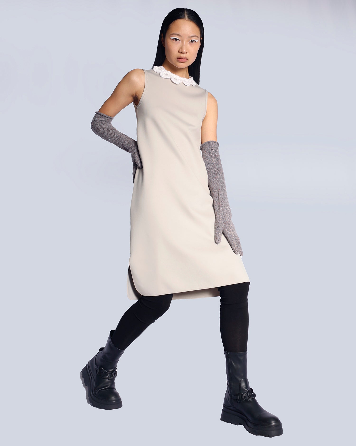 Maison Marie Saint Pierre  Dress | ISLA | Fog | White