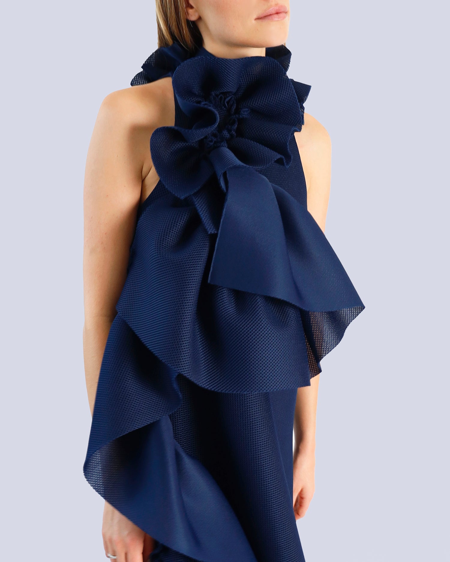 Maison Marie Saint Pierre | Dress | IZOLA | Deep Blue