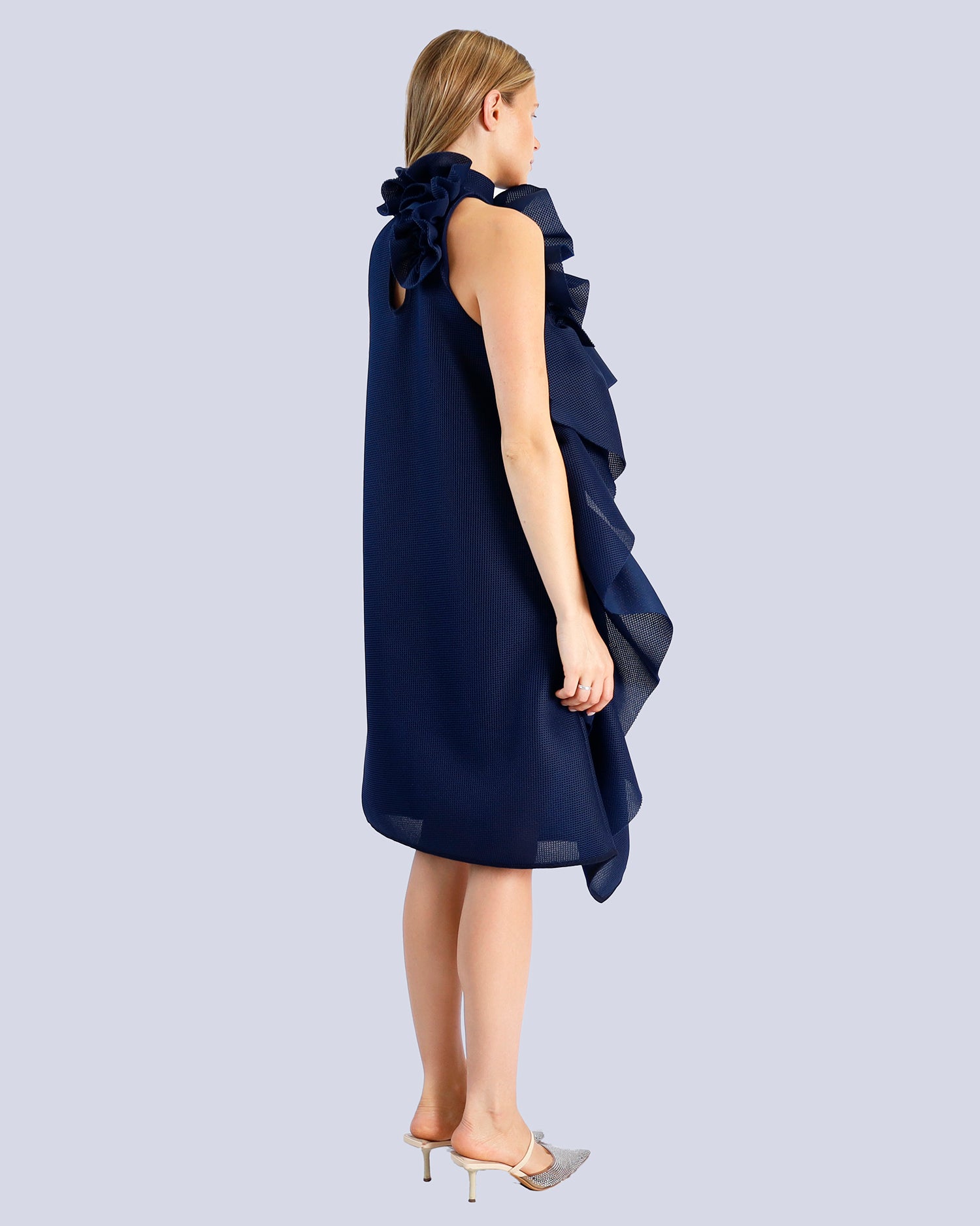 Maison Marie Saint Pierre | Dress | IZOLA | Deep Blue