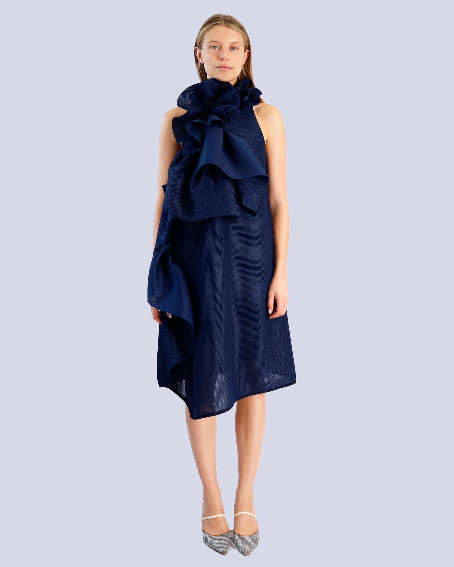 Maison Marie Saint Pierre | Dress | IZOLA | Deep Blue