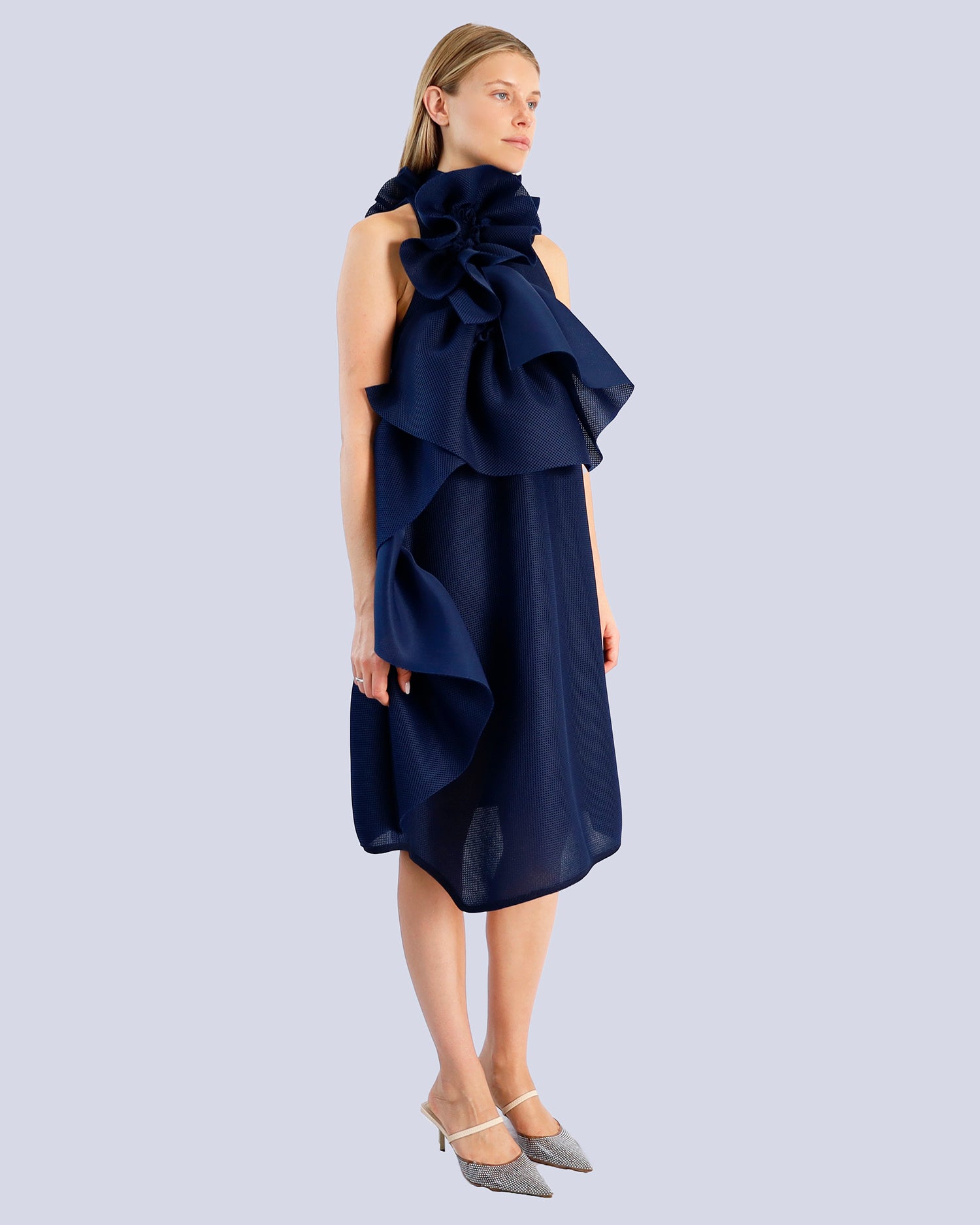 Maison Marie Saint Pierre | Dress | IZOLA | Deep Blue