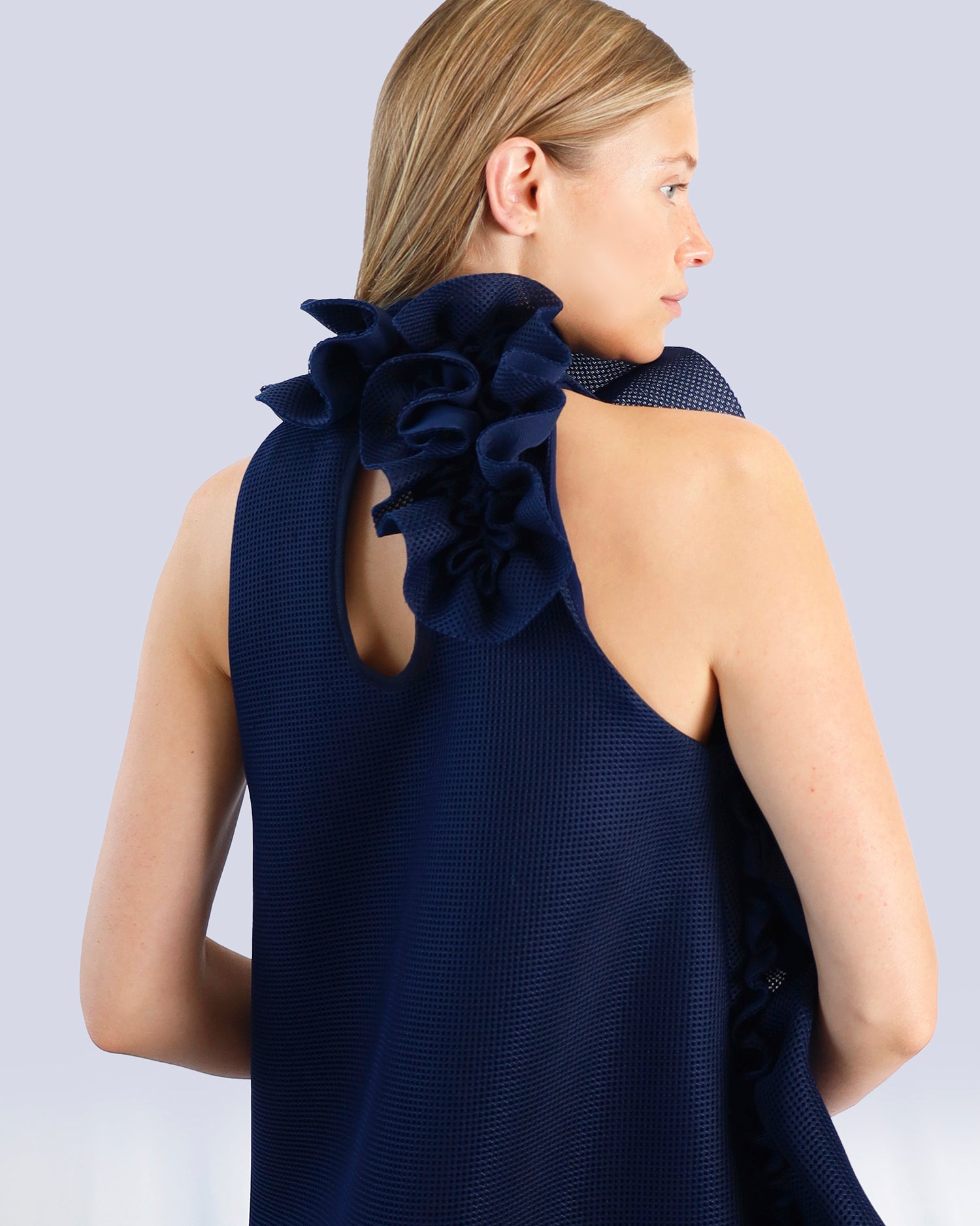 Maison Marie Saint Pierre | Dress | IZOLA | Deep Blue