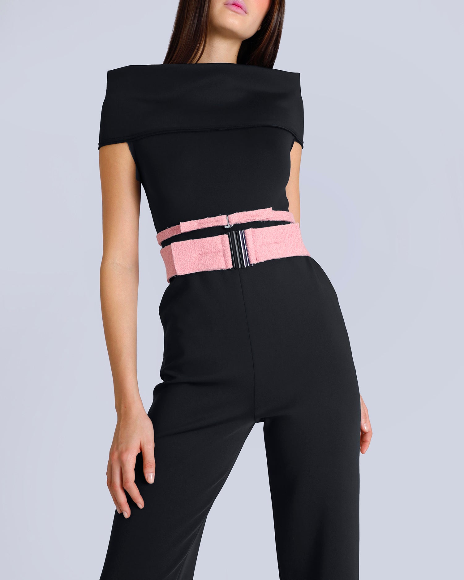 Maison Marie Saint Pierre | Jumpsuit | NYSA | Black | Belt | NASA | Pink Dolly | NABUKODO | Pink Dolly