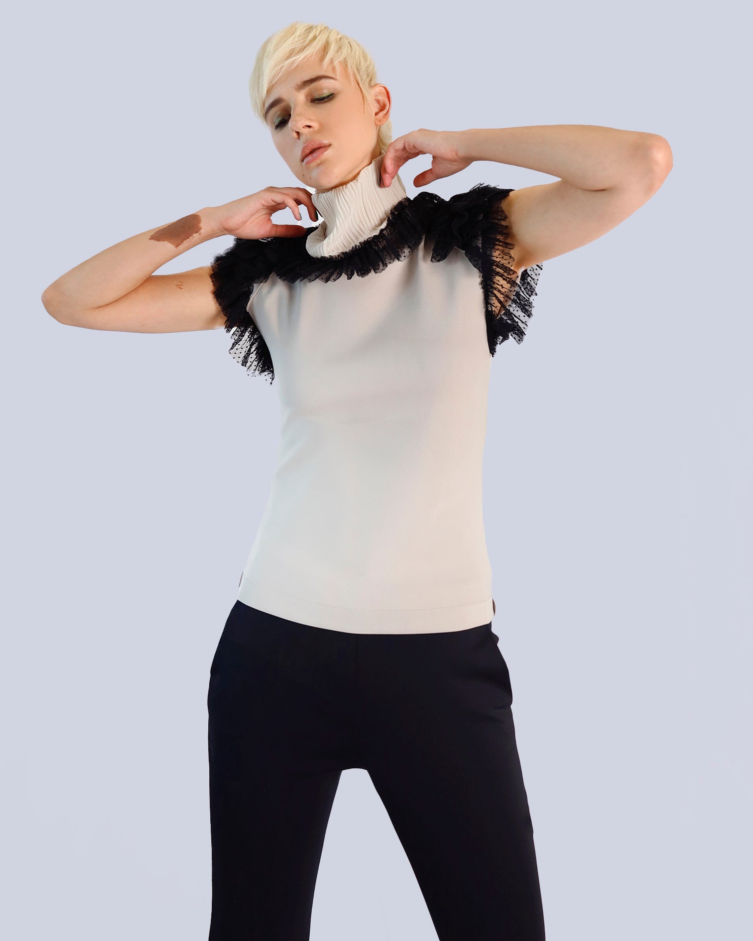 Maison Marie Saint Pierre | Pants | NEKO | Black | Top | NAMIR | Fog | Black