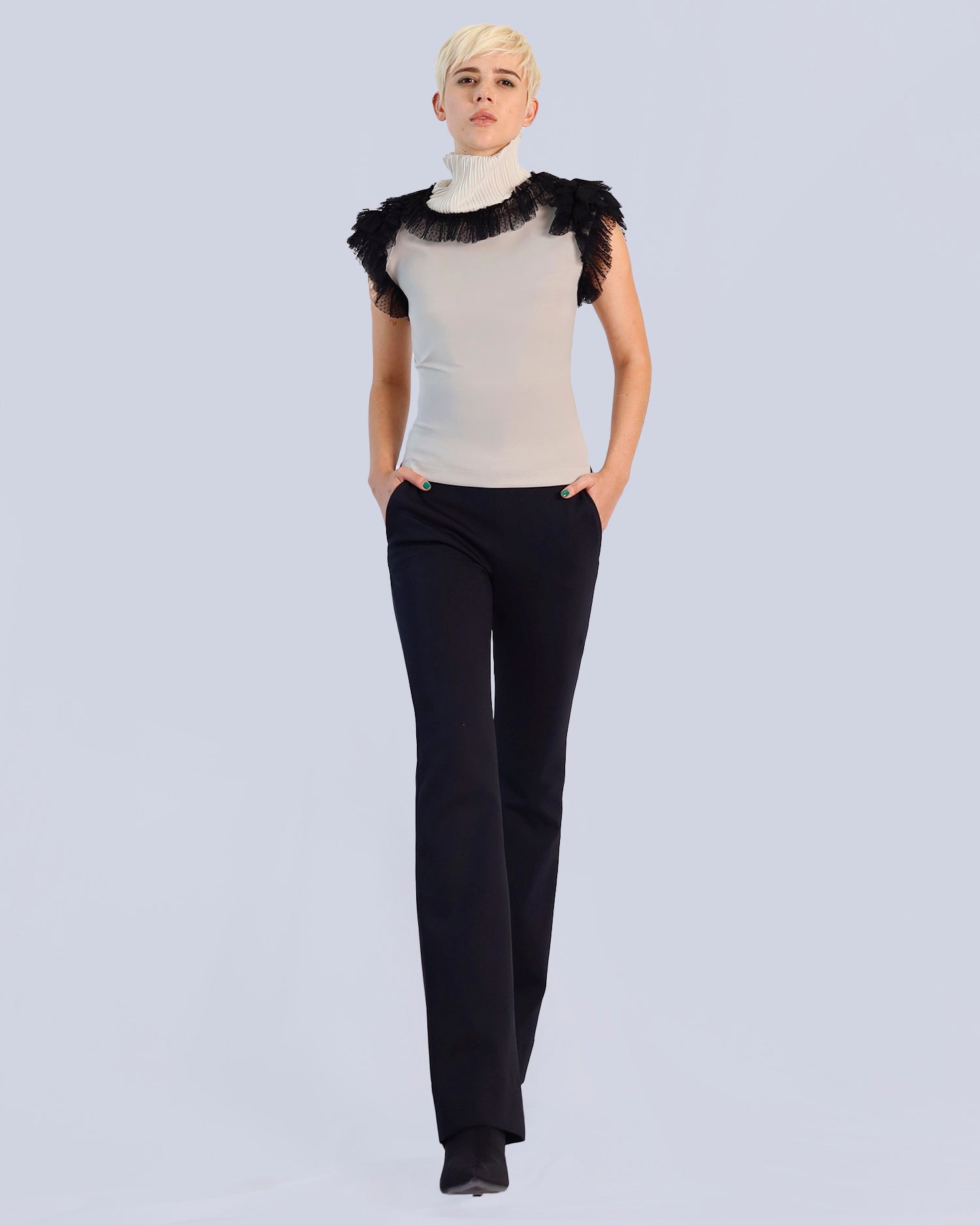 Maison Marie Saint Pierre | Pants | NEKO | Black | Top | NAMIR | Fog | Black