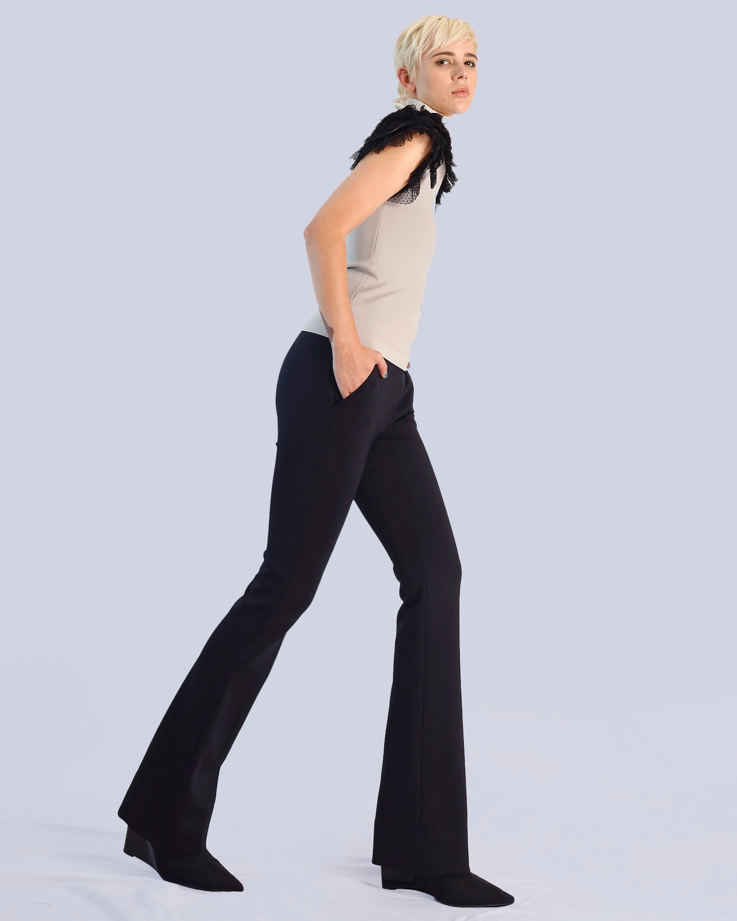 Maison Marie Saint Pierre | Pants | NEKO | Black | Top | NAMIR | Fog | Black