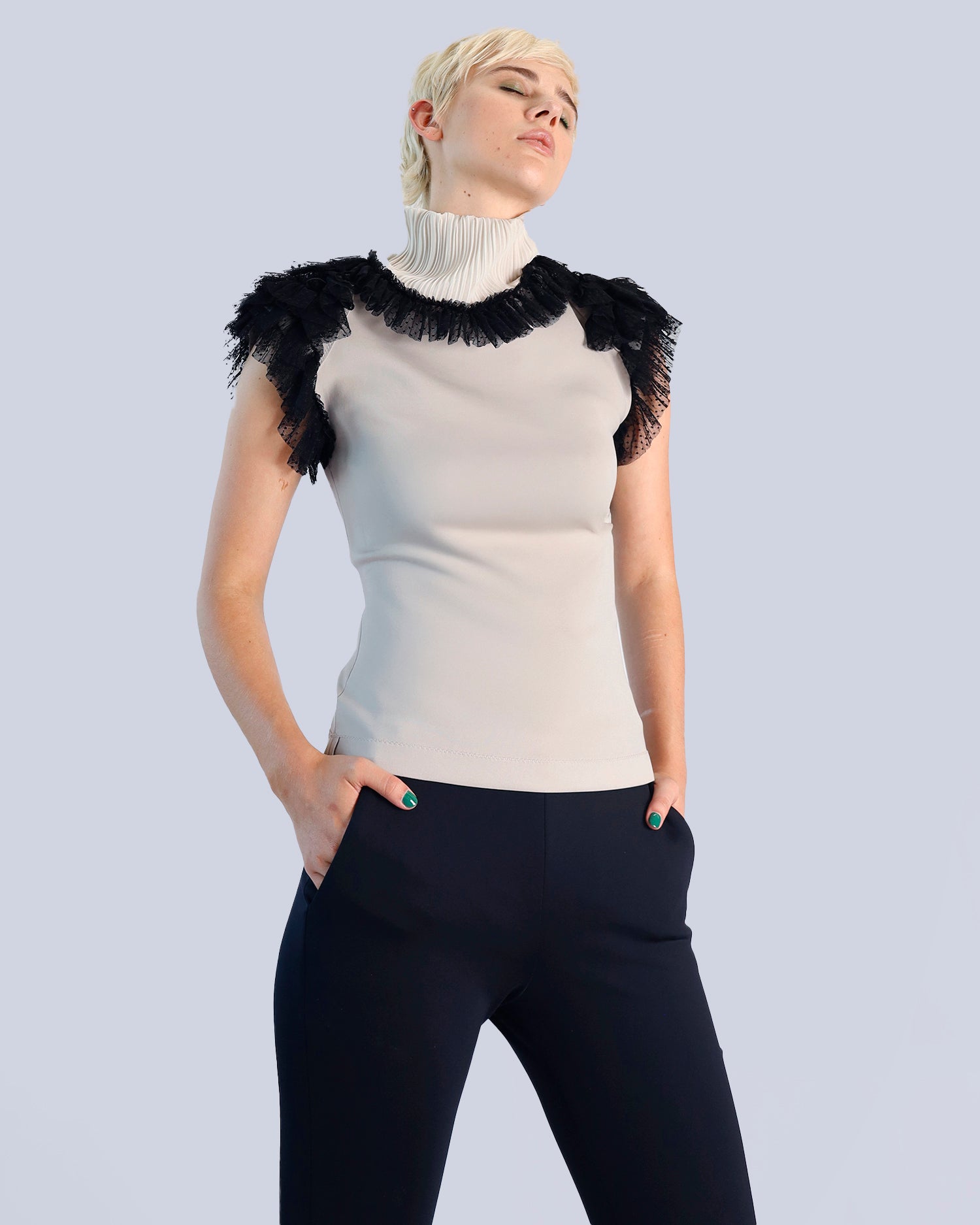 Maison Marie Saint Pierre | Pants | NEKO | Black | Top | NAMIR | Fog | Black