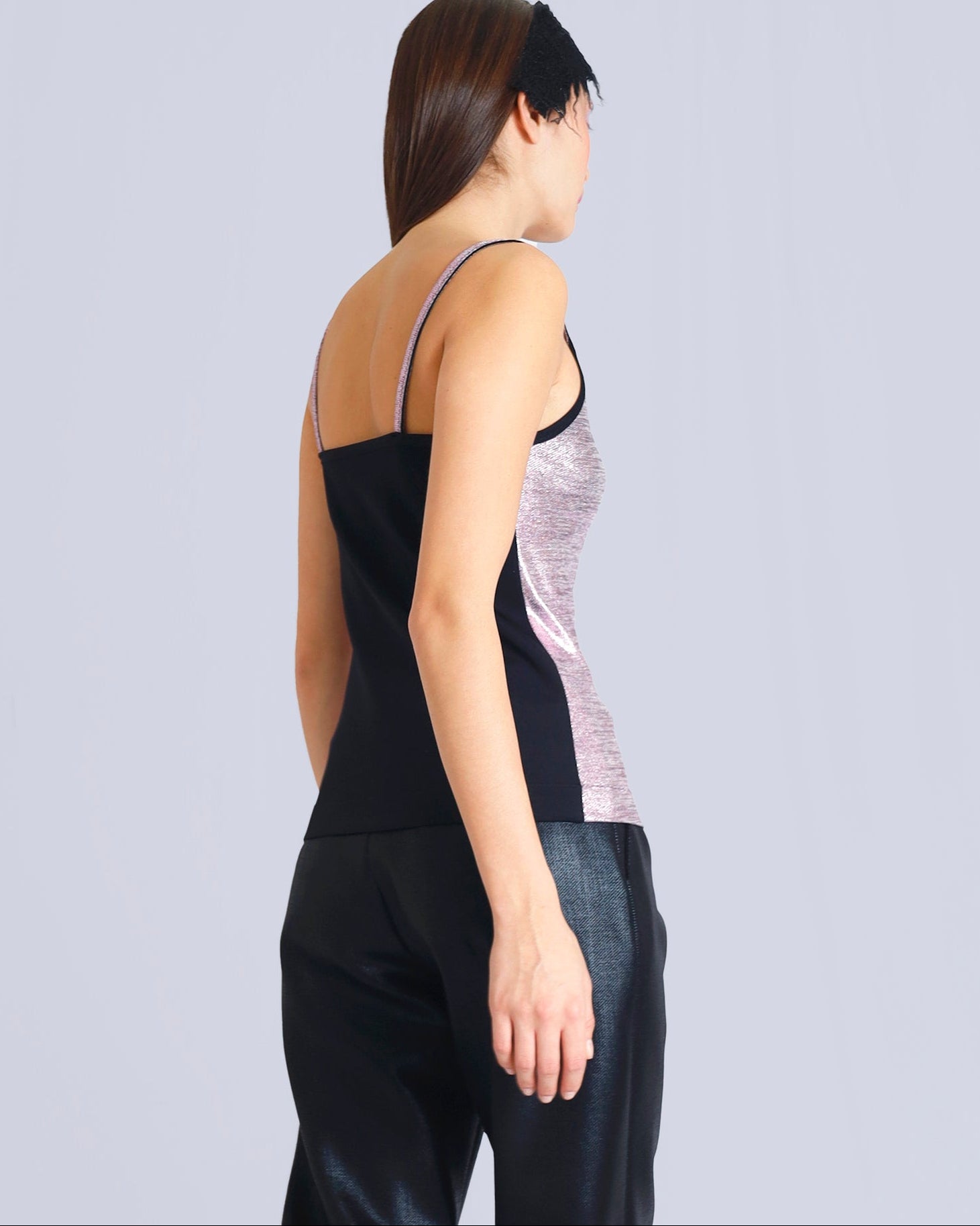 Maison Marie Saint Pierre | Top | NOELLE | Pink | Black