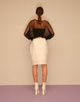 YALINE Skirt | Maison Marie Saint Pierre | White
