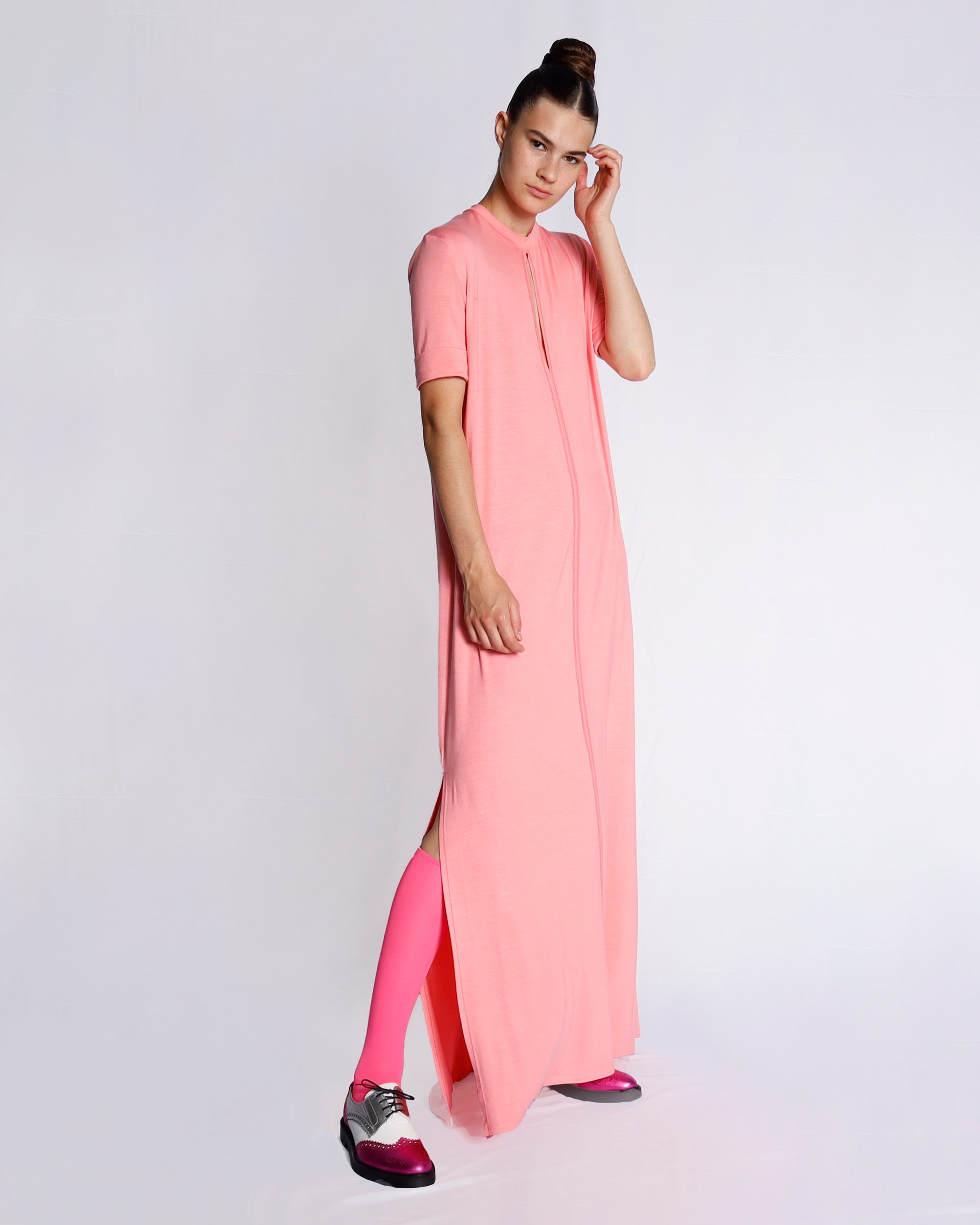Maison Marie Saint Pierre | Dress | EDITH | Pink | Red